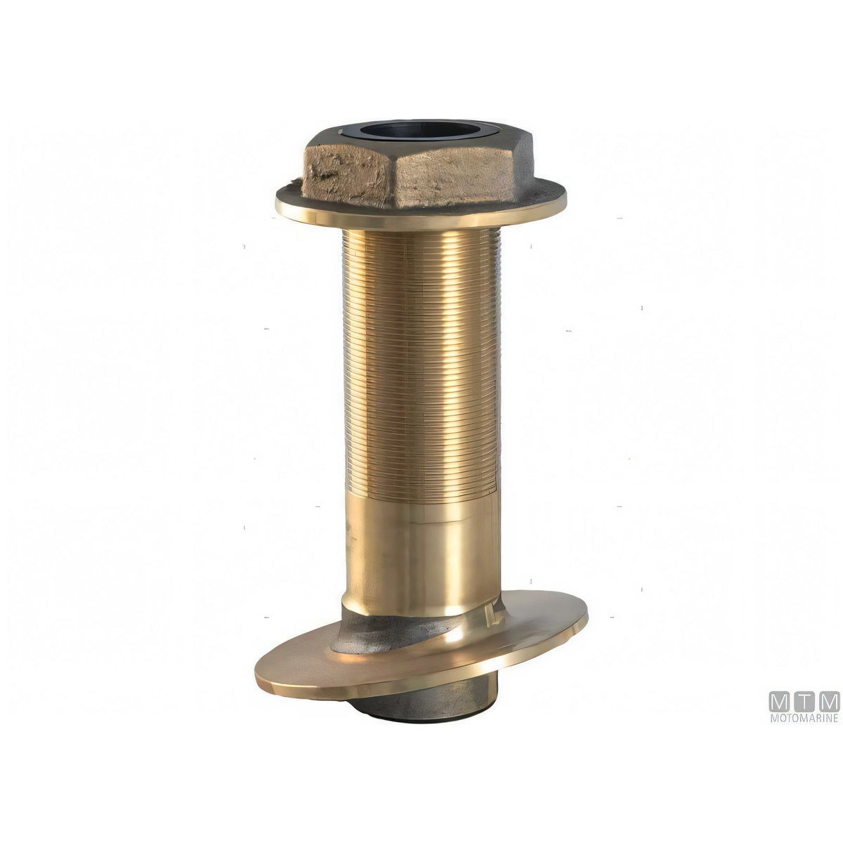 Tor Marine testa timone astuccio in bronzo — Base piana 0°