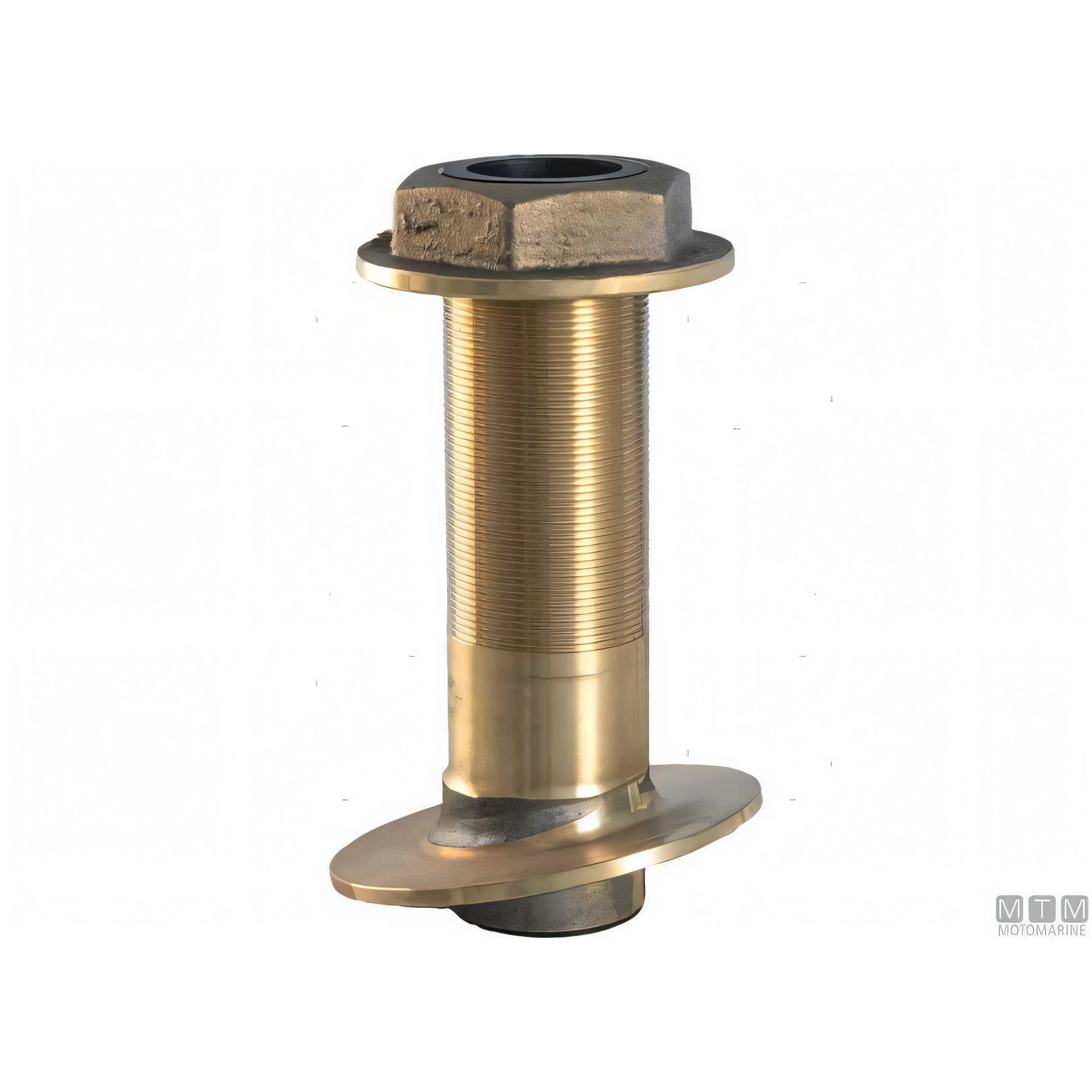 Tor Marine testa timone astuccio in bronzo — Base piana 0°