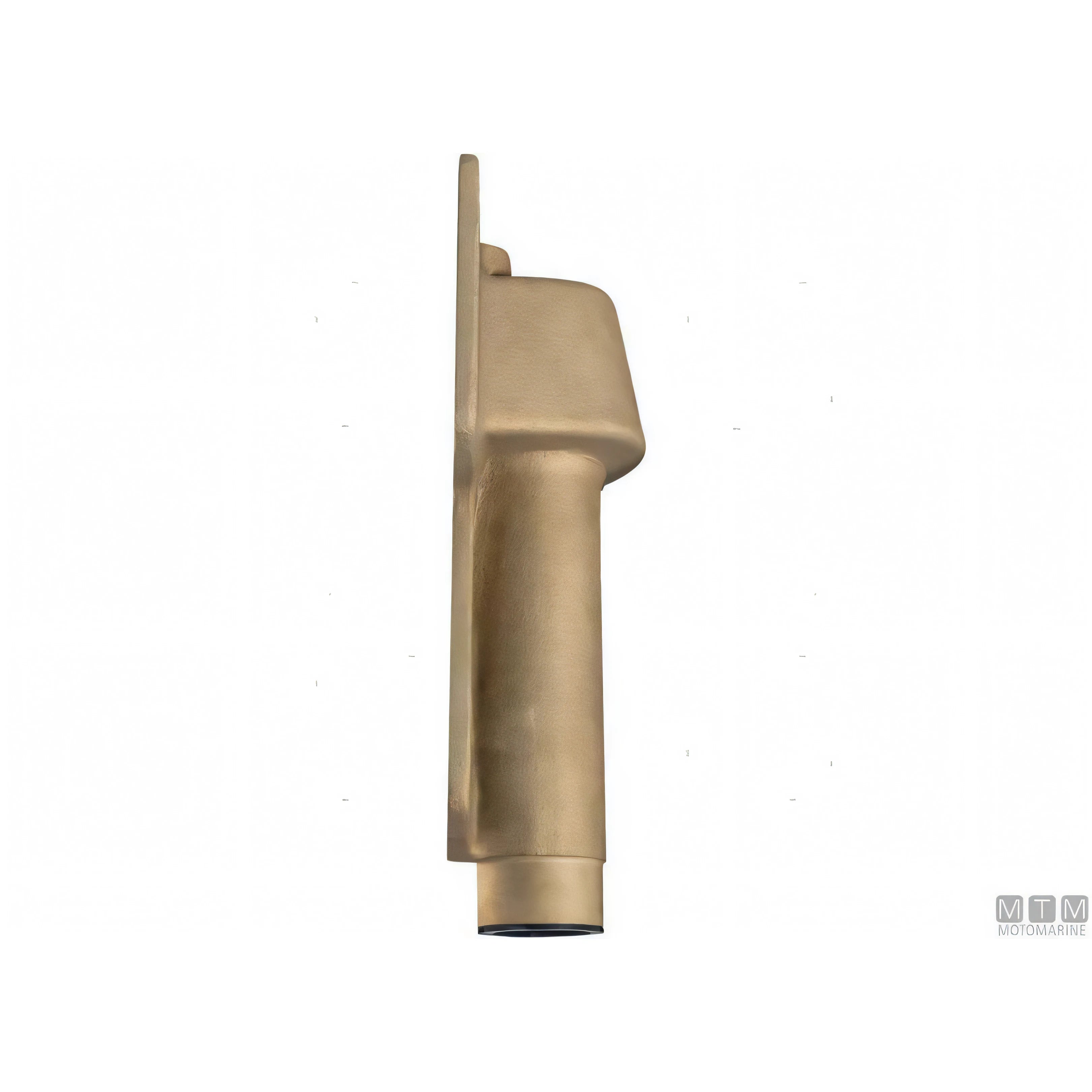 Tor Marine testa timone piastra castello in bronzo — Piastra piana 0°