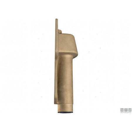 Tor Marine testa timone piastra castello in bronzo — Piastra piana 0°