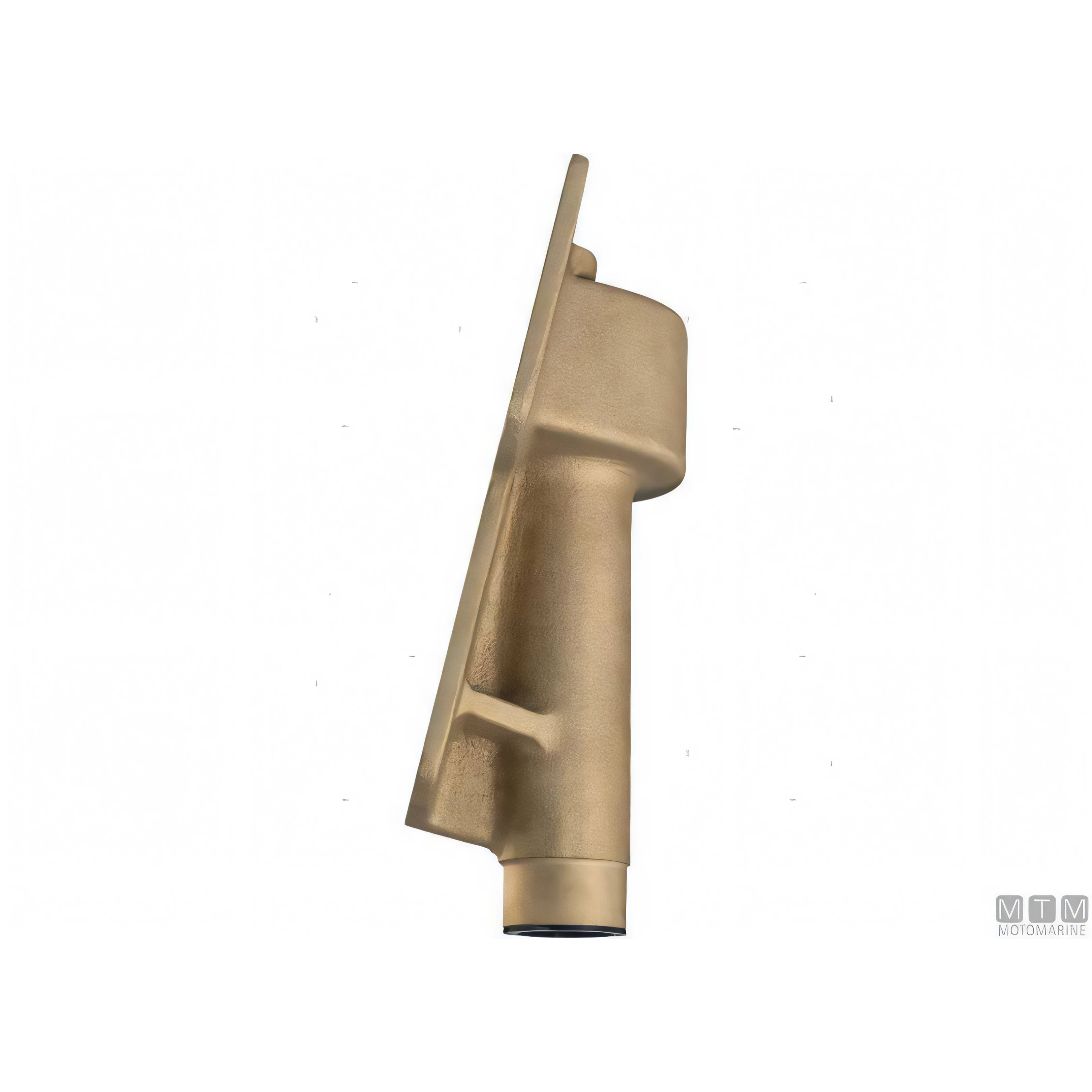 Tor Marine testa timone piastra castello in bronzo — Piastra piana 0°