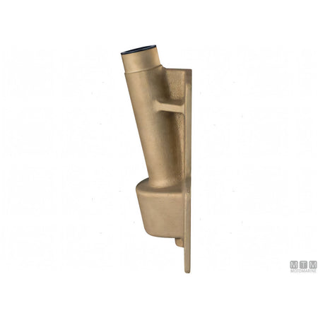 Tor Marine testa timone piastra castello in bronzo — Piastra inclinata 12°