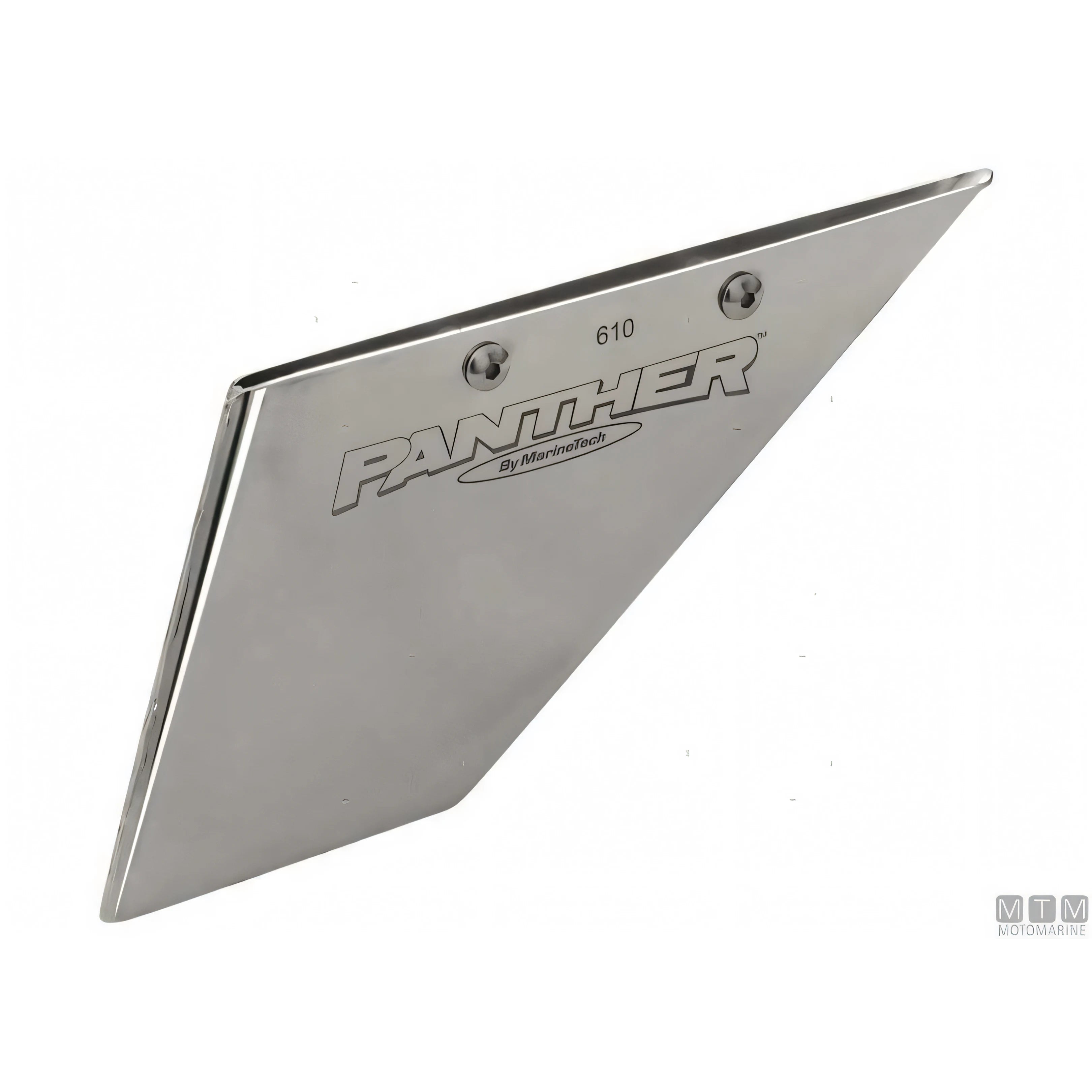 Motomarine pinna protezione Panther Safe Skeg acciaio inox — vista 2