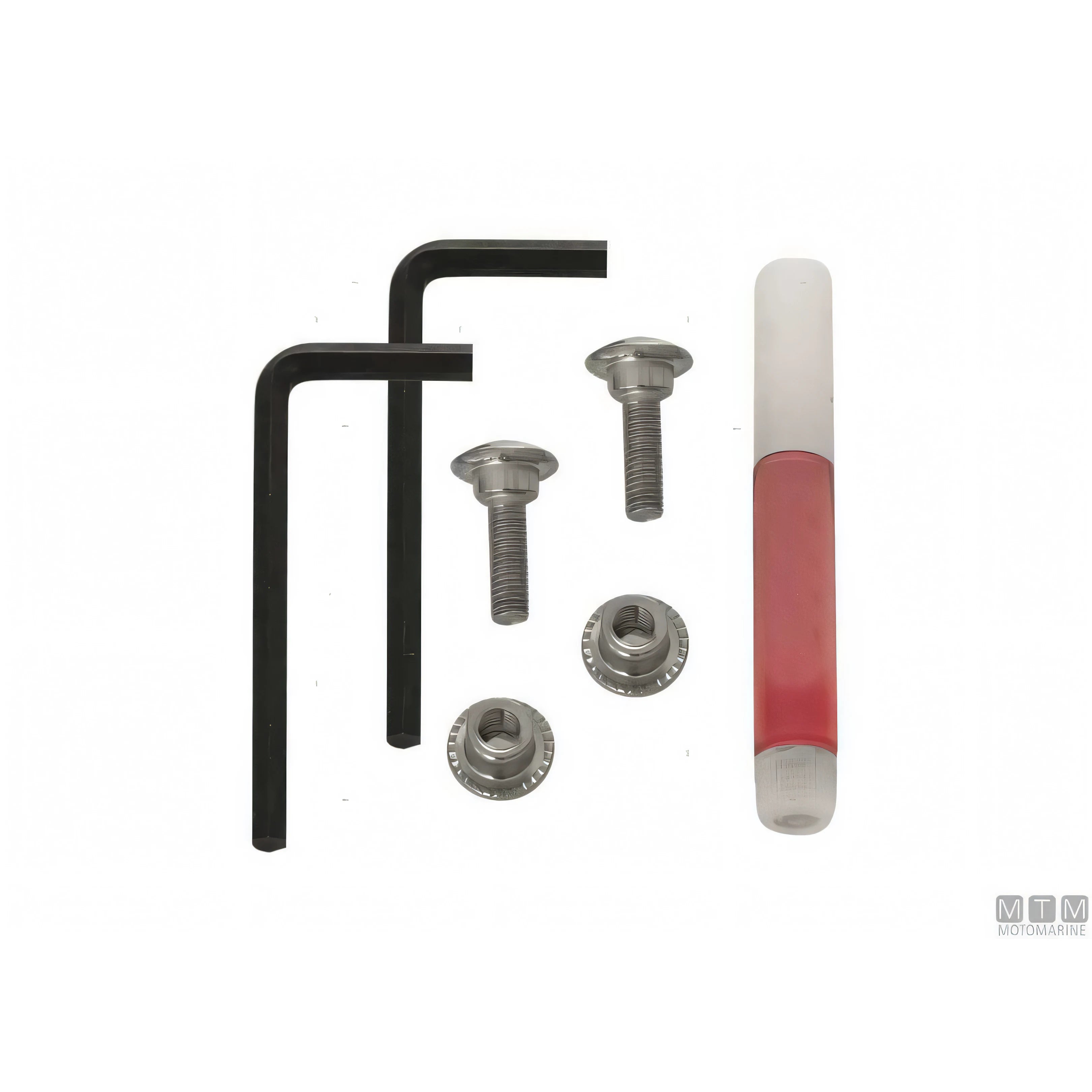 Motomarine pinna protezione Panther Safe Skeg acciaio inox — vista 3