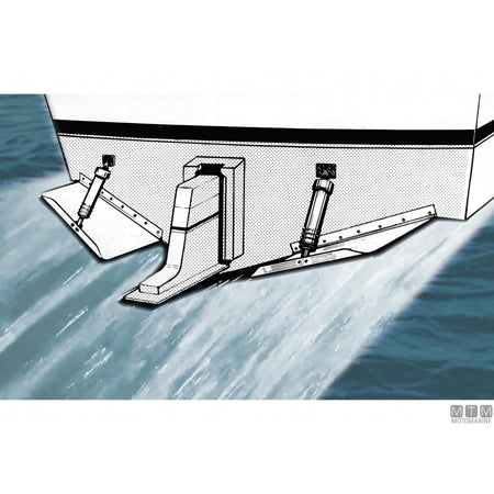 Matromarine flap di assetto kit pistoni acciaio inox — Kit Pistoni 12V
