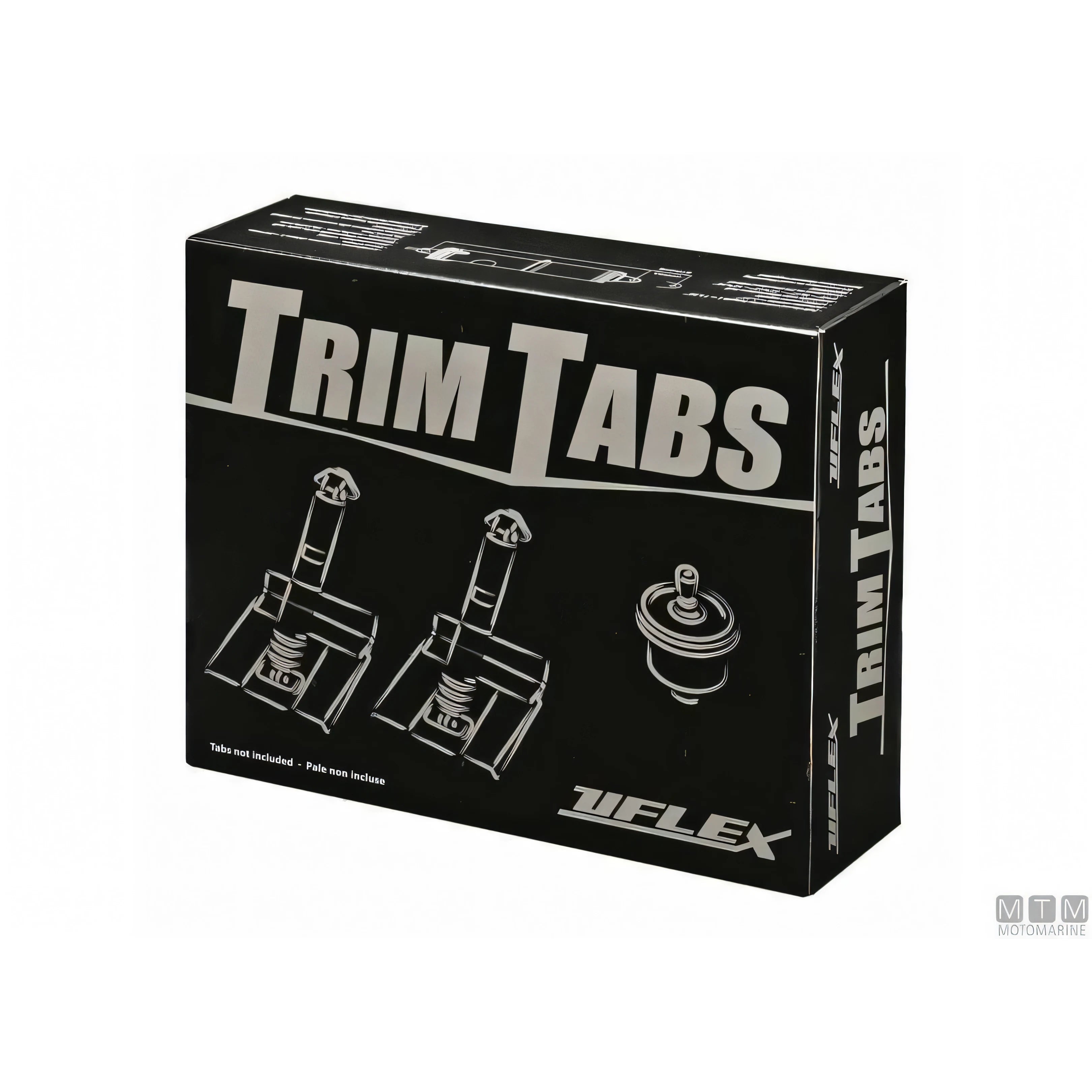Uflex Kit Trim Elettromeccanico Acciaio Inox — Kit completo (attuatori + comando)