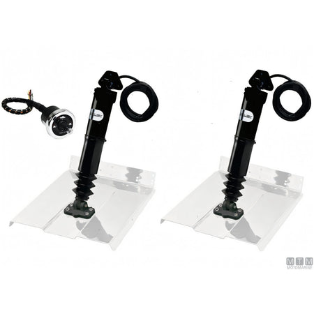 Uflex Kit Trim Elettromeccanico Acciaio Inox — Kit completo (attuatori + comando)