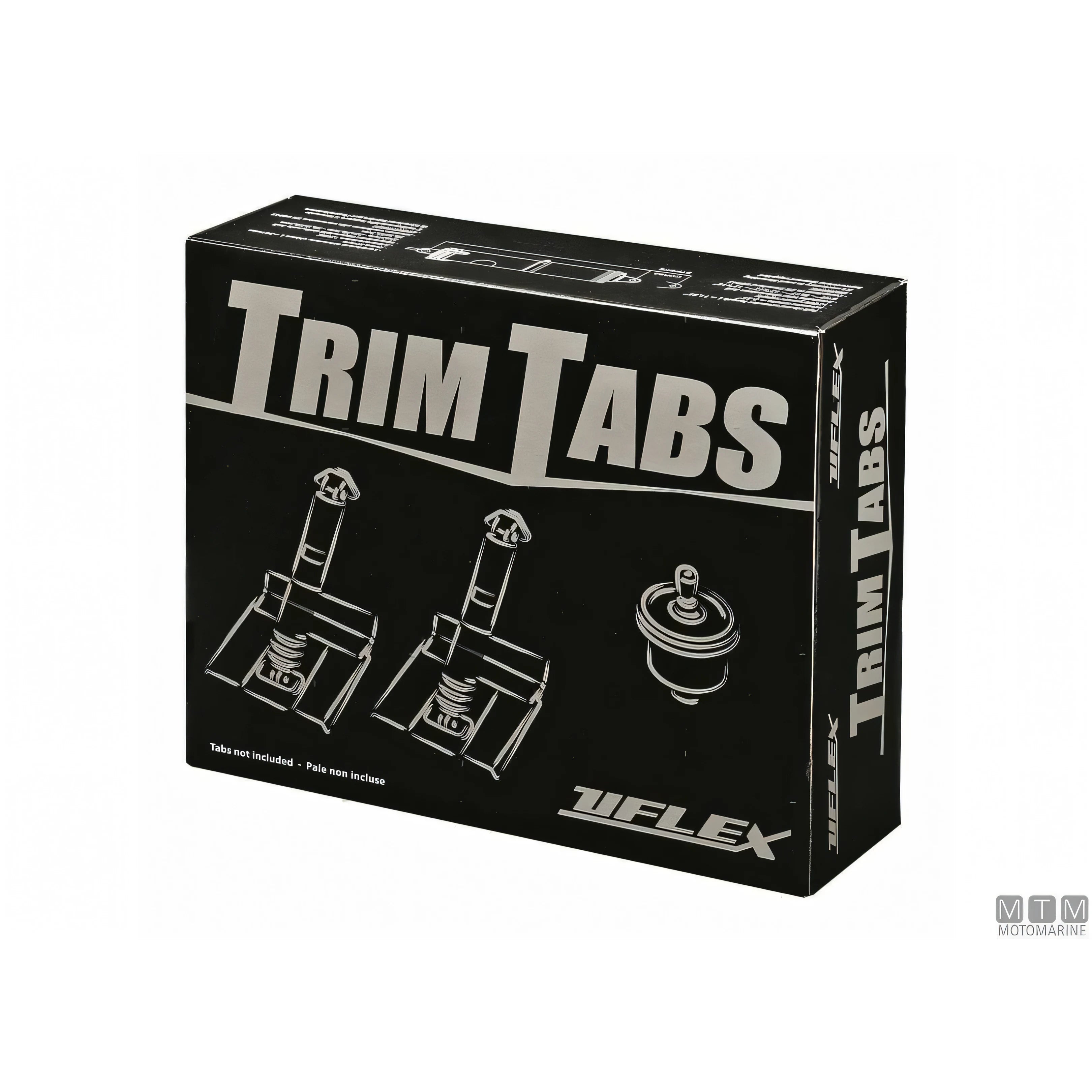 Uflex Kit Trim Elettromeccanico Acciaio Inox — Kit completo (attuatori + comando)