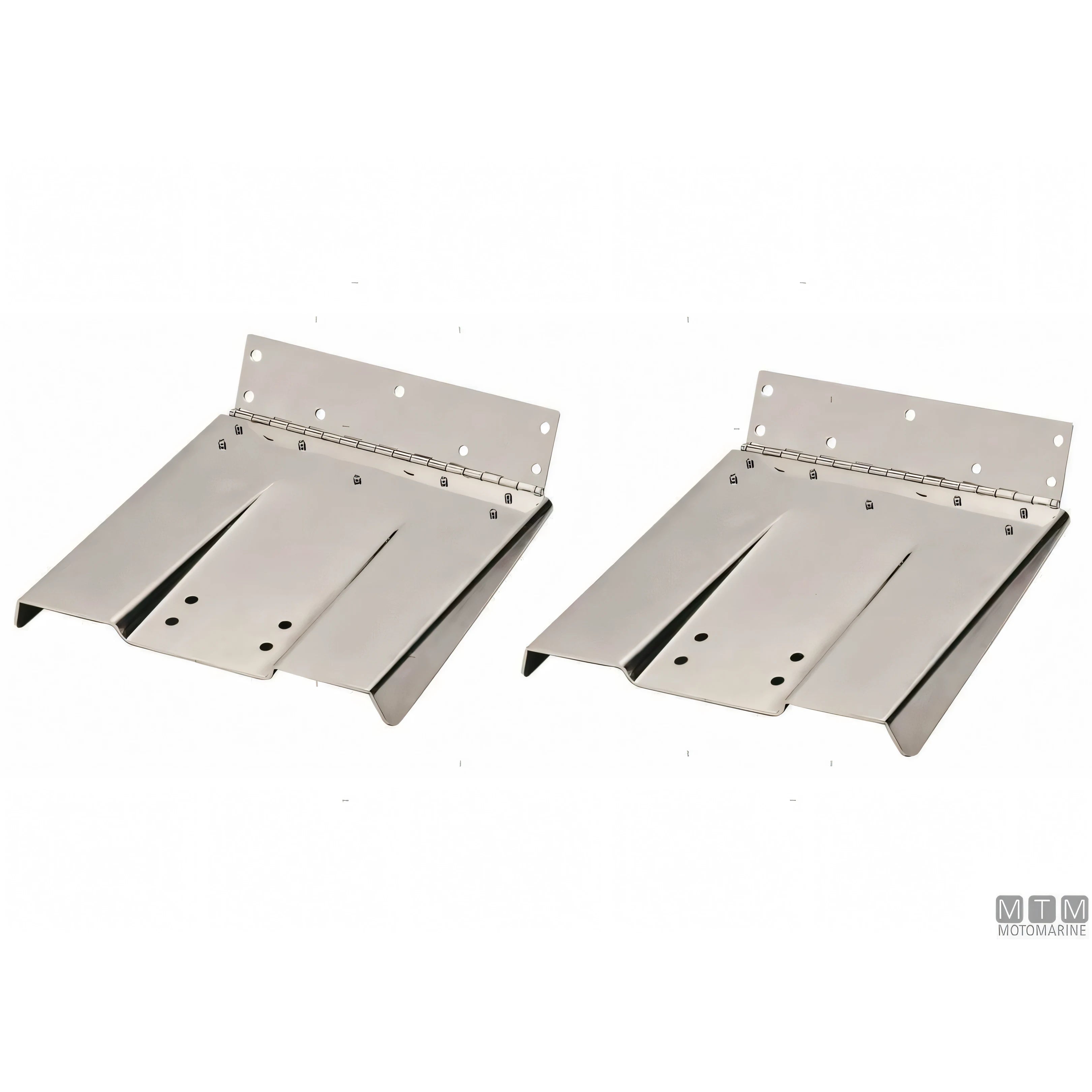 Uflex Kit Trim Elettromeccanico Acciaio Inox — Coppia pale Hi-Performance 30x45 cm