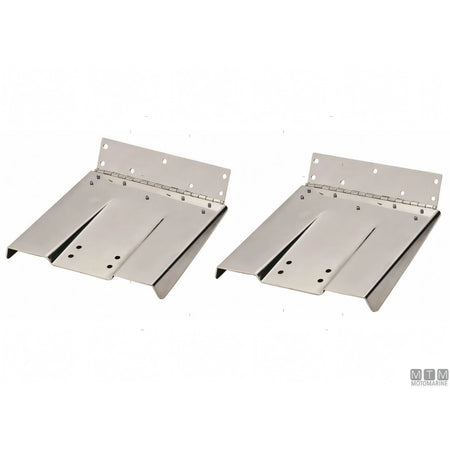 Uflex Kit Trim Elettromeccanico Acciaio Inox — Coppia pale Hi-Performance 30x45 cm