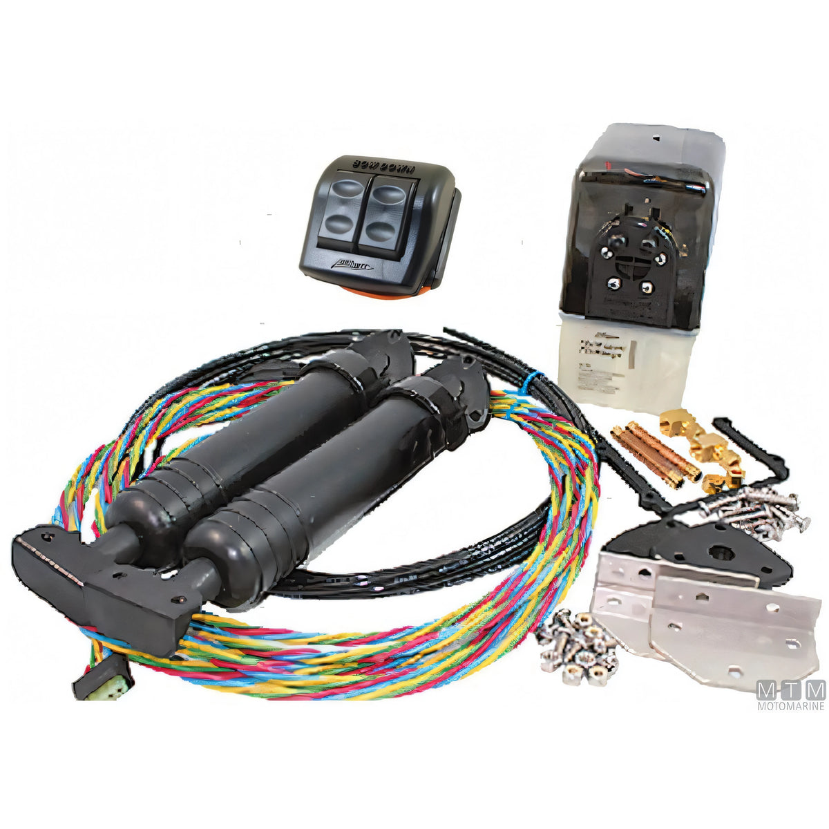 Bennett kit trim elettroidraulico e pala flap in acciaio inox — Kit 12V