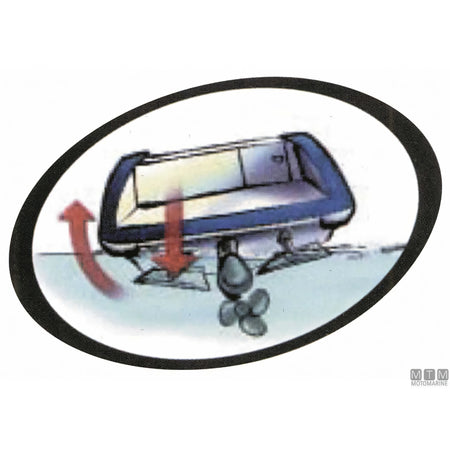 Bennett kit trim elettroidraulico e pala flap in acciaio inox — Kit 12V