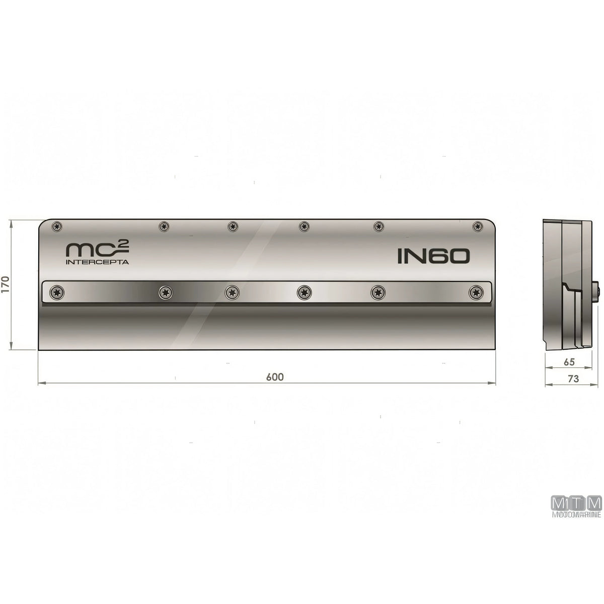 Quick Intercepta IN - correttore di assetto a flap elettrico — 12-15 m