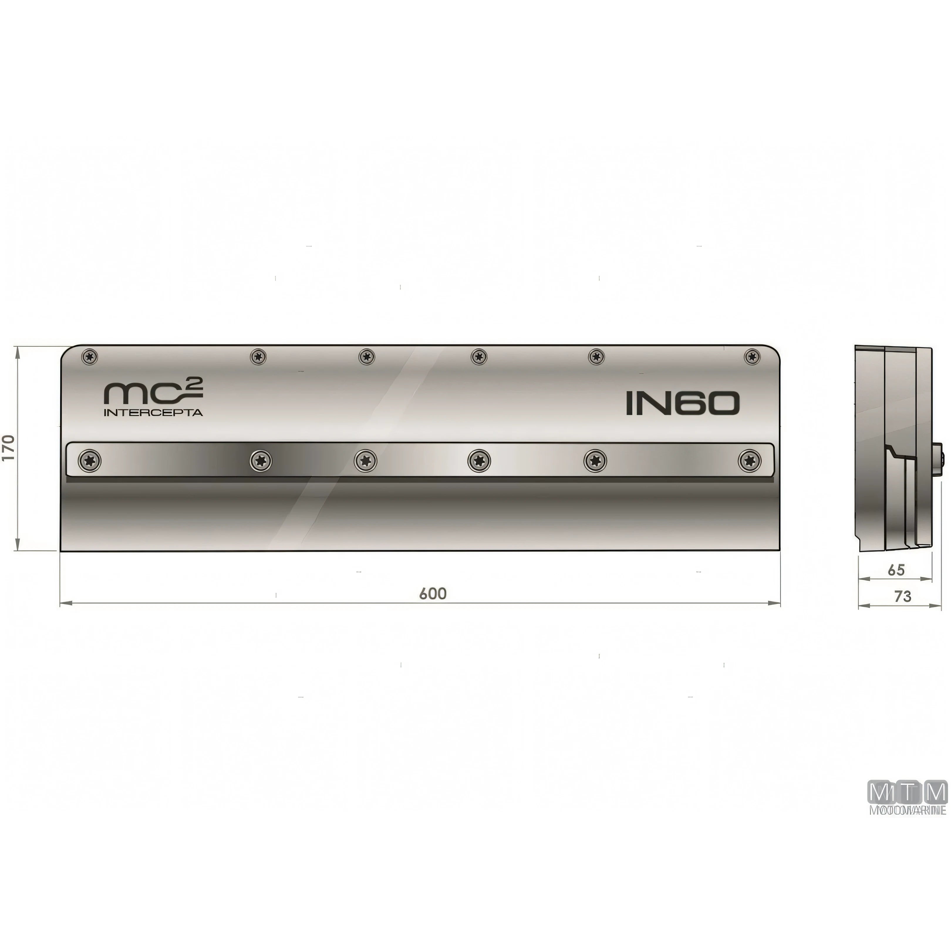 Quick Intercepta IN - correttore di assetto a flap elettrico — 12-15 m