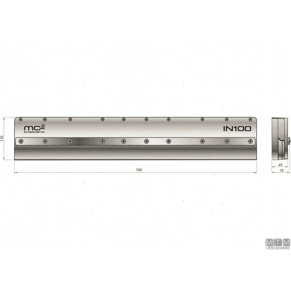 Quick Intercepta IN - correttore di assetto a flap elettrico — 18-30 m