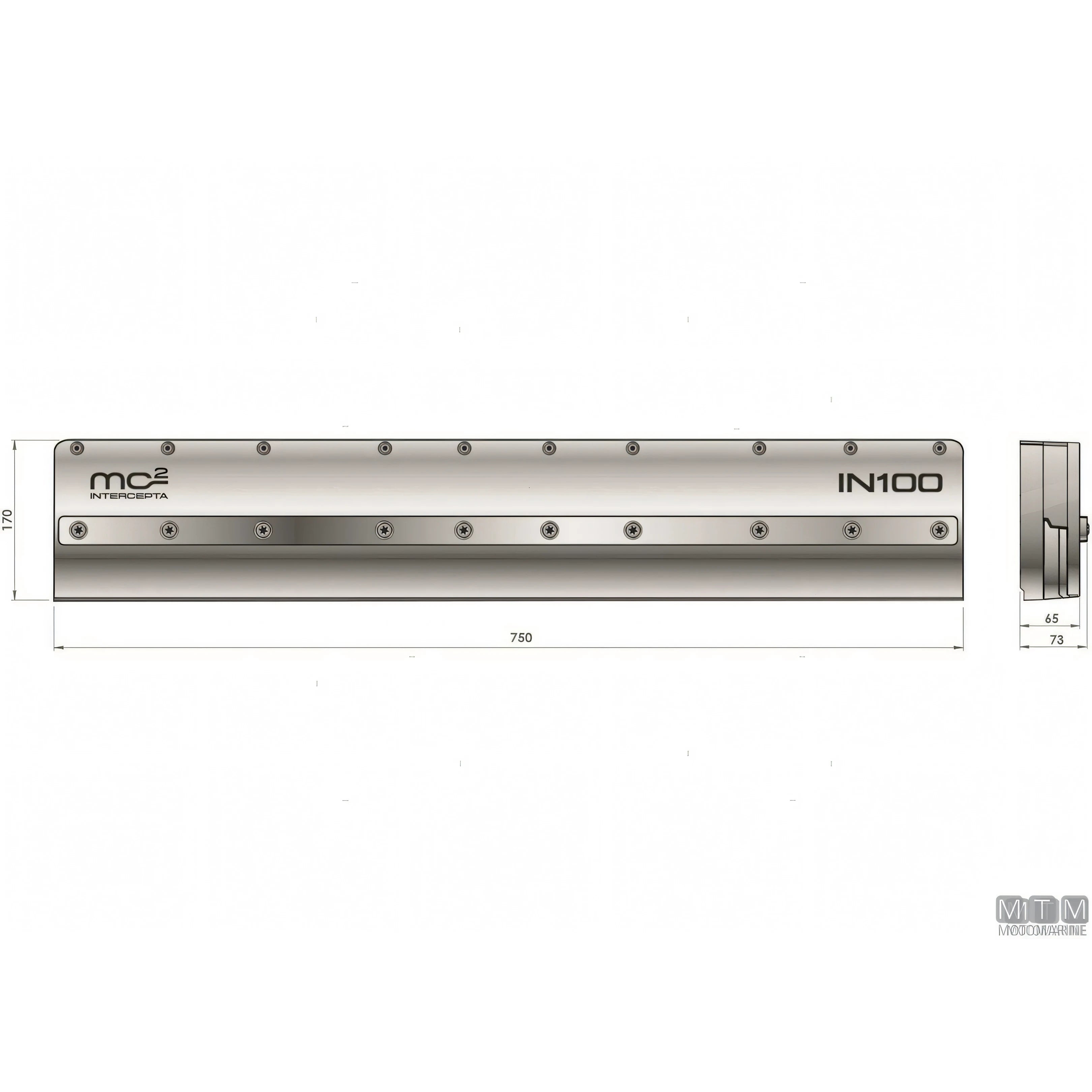 Quick Intercepta IN - correttore di assetto a flap elettrico — 18-30 m