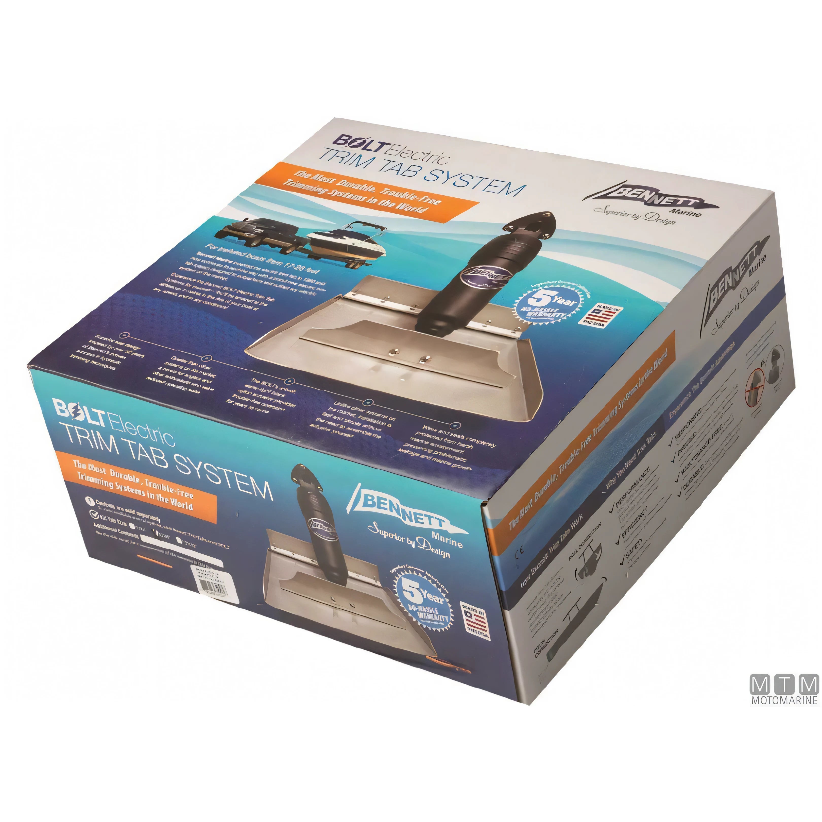 Bennett Bolt kit trim elettrico in acciaio inox — Kit 129 - Pale 300x230 mm
