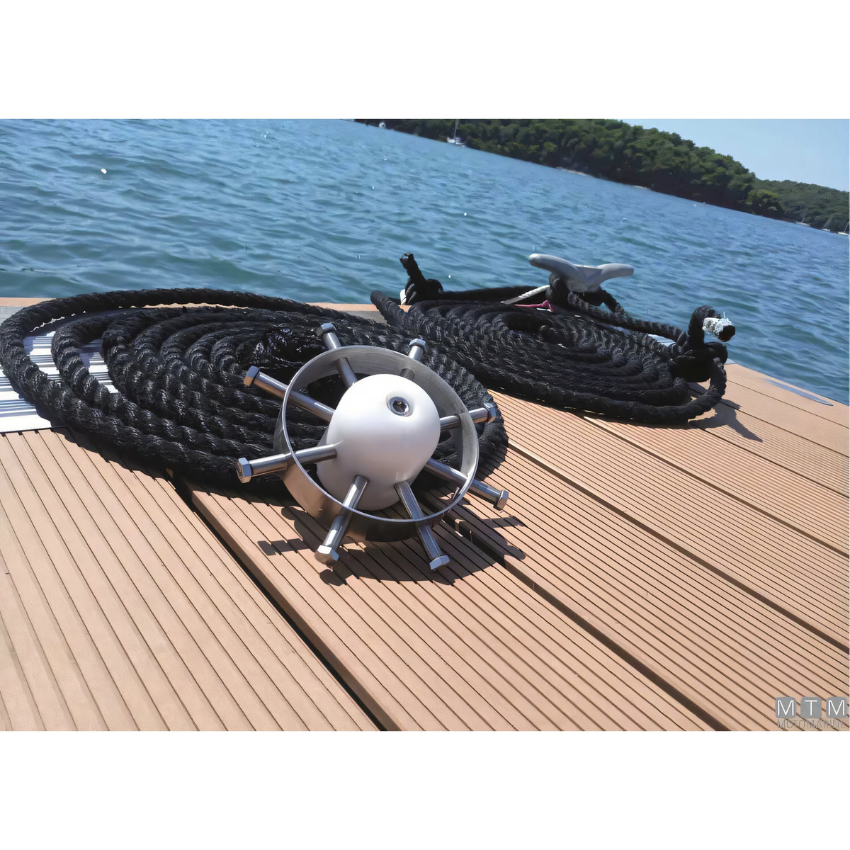 Motomarine Protezione Elica di Manovra Acciaio Inox 316 — Ø 185 mm