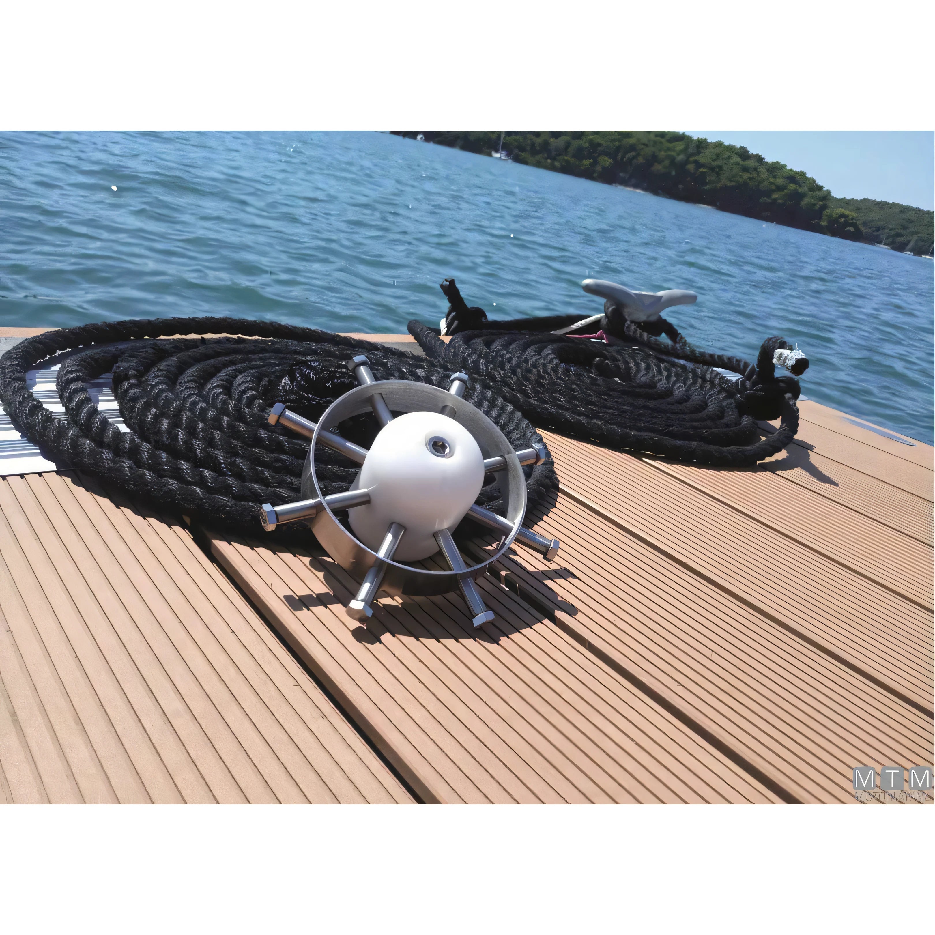 Motomarine Protezione Elica di Manovra Acciaio Inox 316 — Ø 185 mm