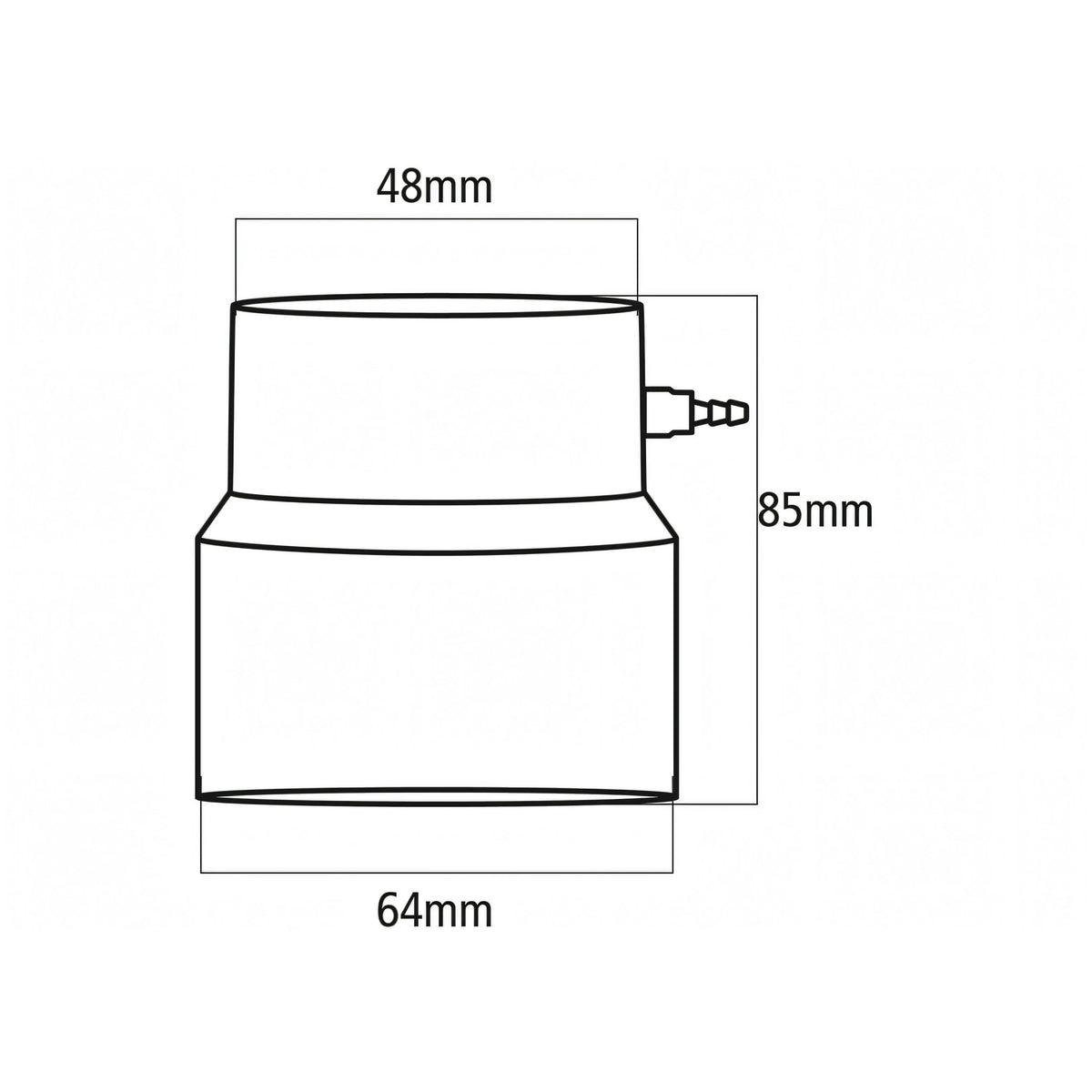 Tor Marine testa premitreccia flessibile per asse portaelica — Manicotto 25/30 mm