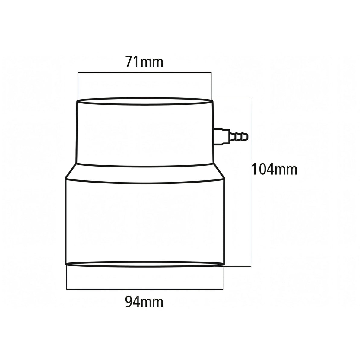 Tor Marine testa premitreccia flessibile per asse portaelica — Manicotto 45/50 mm