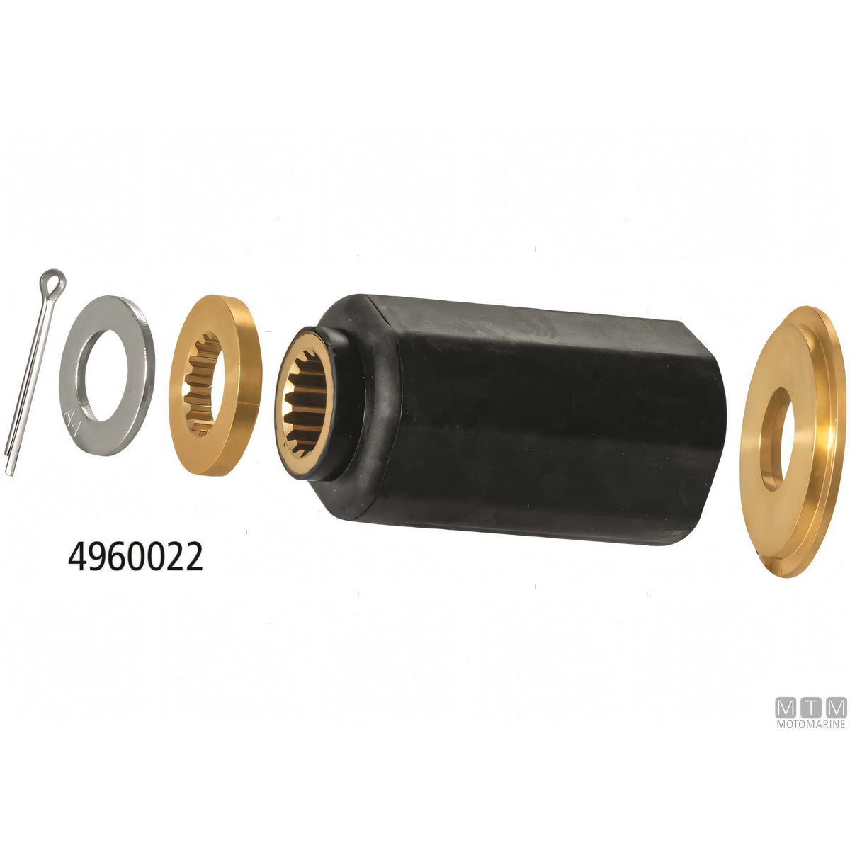 Elica Alice Racer in acciaio inox per motore fuoribordo — Kit Suzuki 90-115