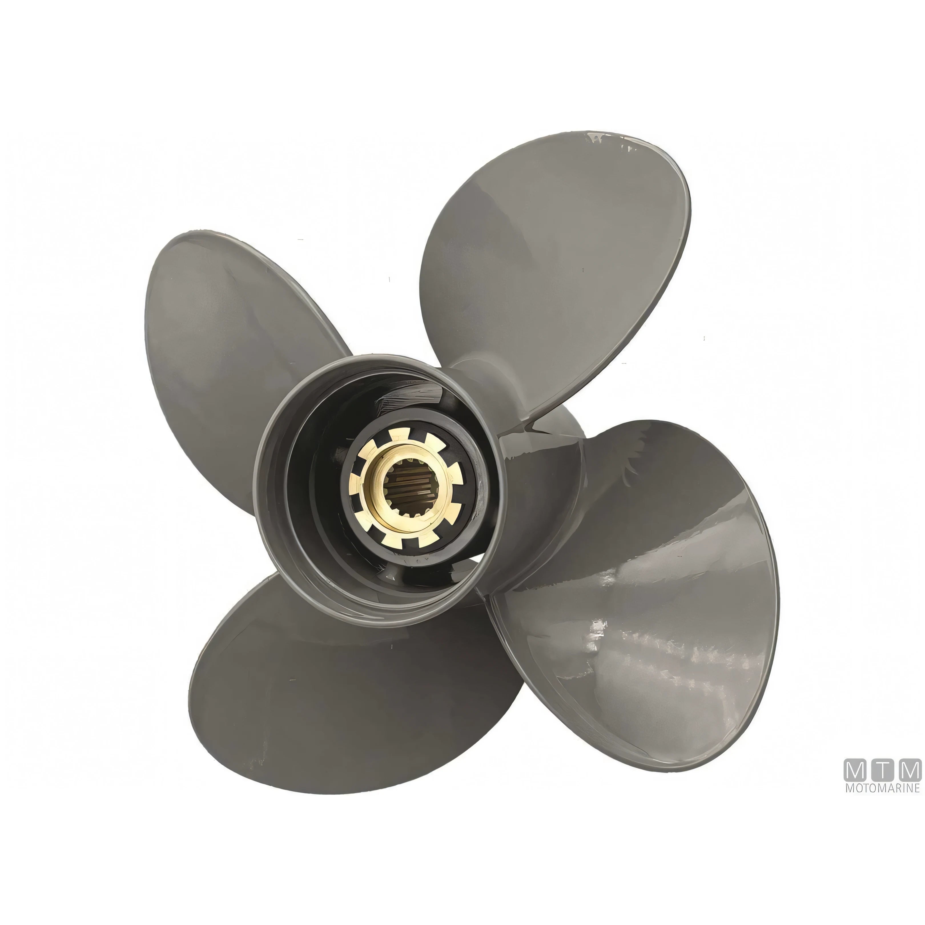 Elica Alice in alluminio per motore Honda 60-130 HP — 13.4 x 15 - 4 pale