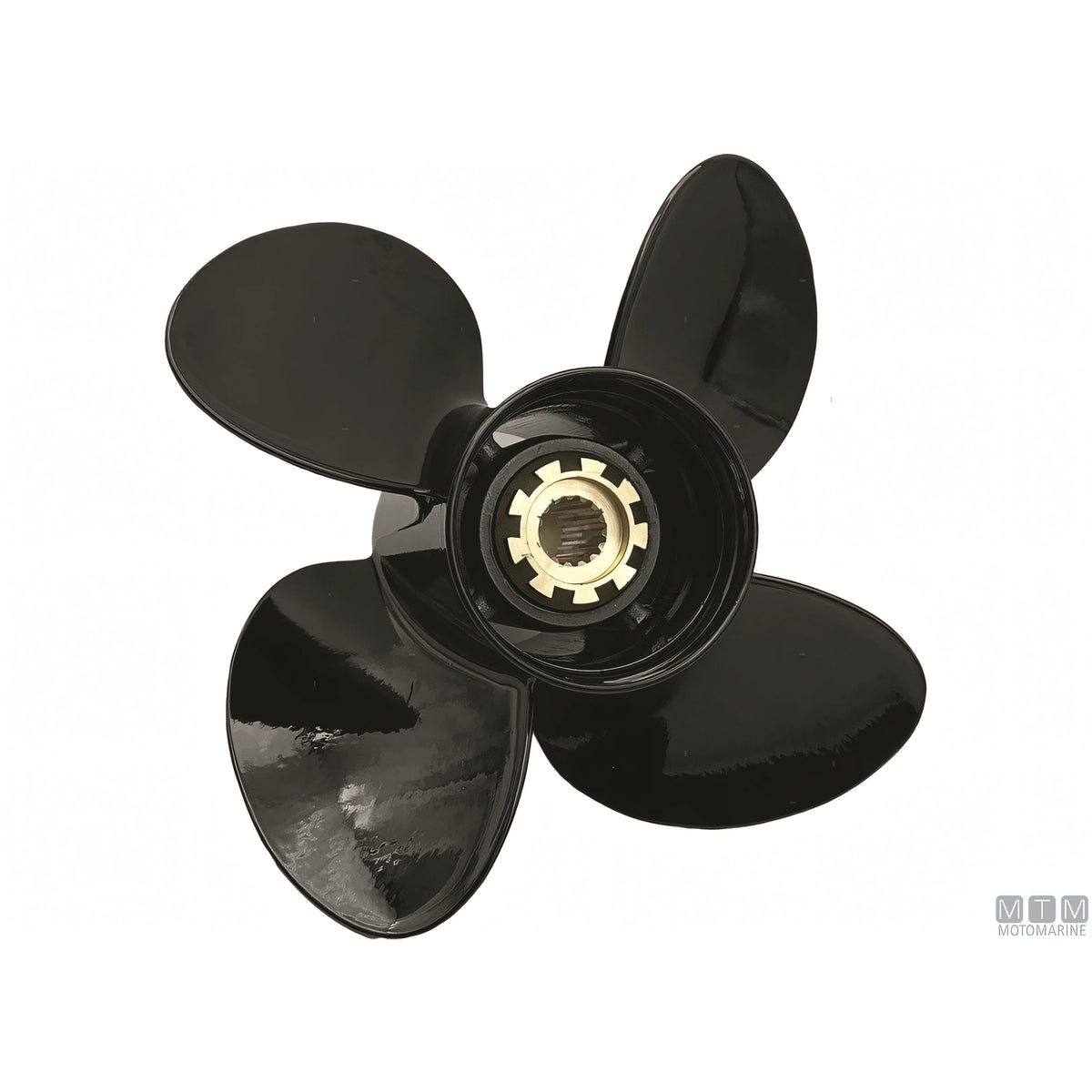 Elica Alice in alluminio per motore Mercury 40-125 HP — 13.8 x 10 - 4 pale