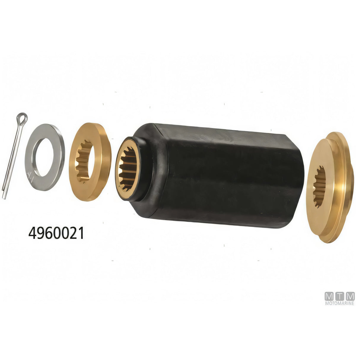 Elica Alice in acciaio inox per motore fuoribordo — Ø13 3/4 x 13 - 3 pale - RH