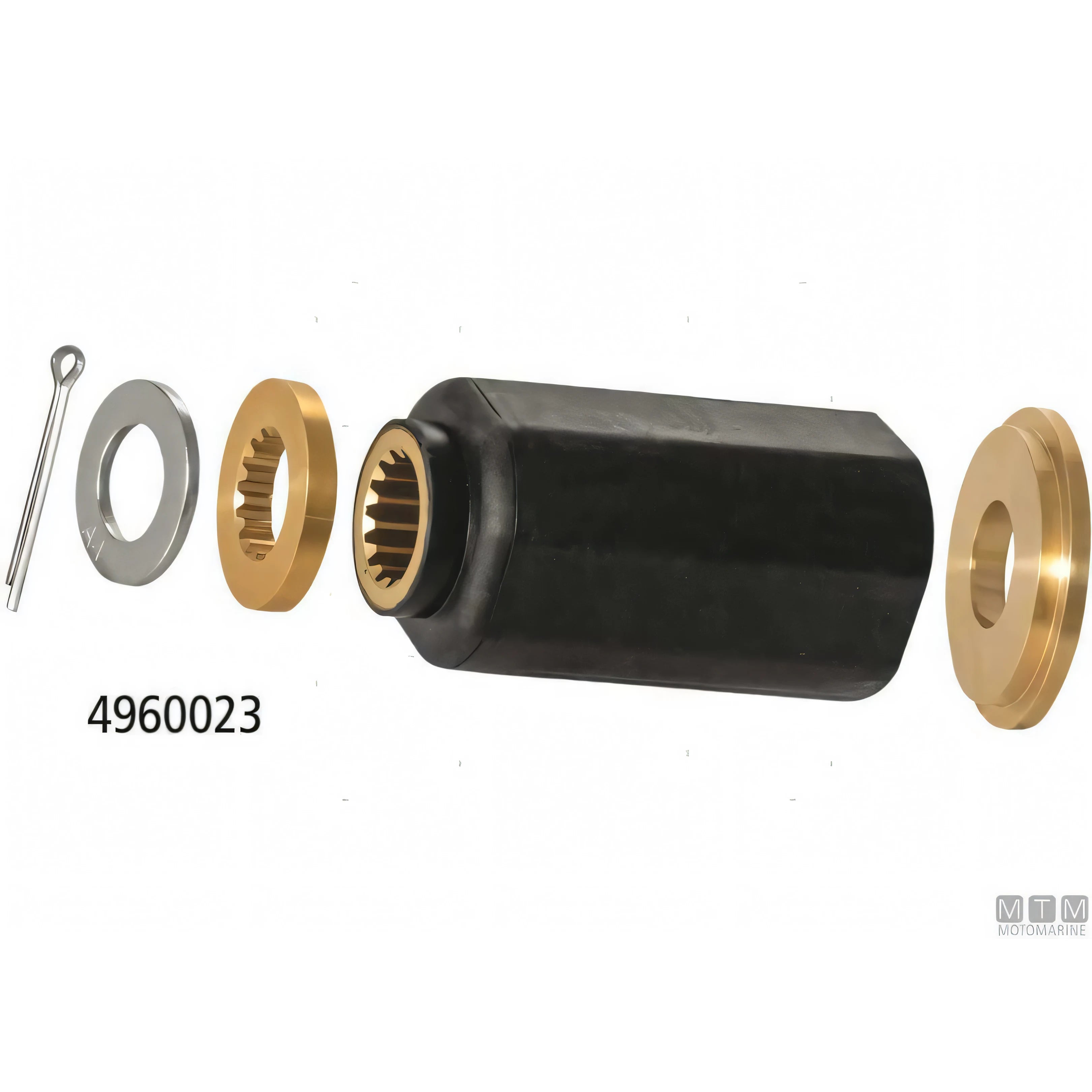Elica Alice in acciaio inox per motore fuoribordo — Ø13 3/4 x 13 - 3 pale - RH