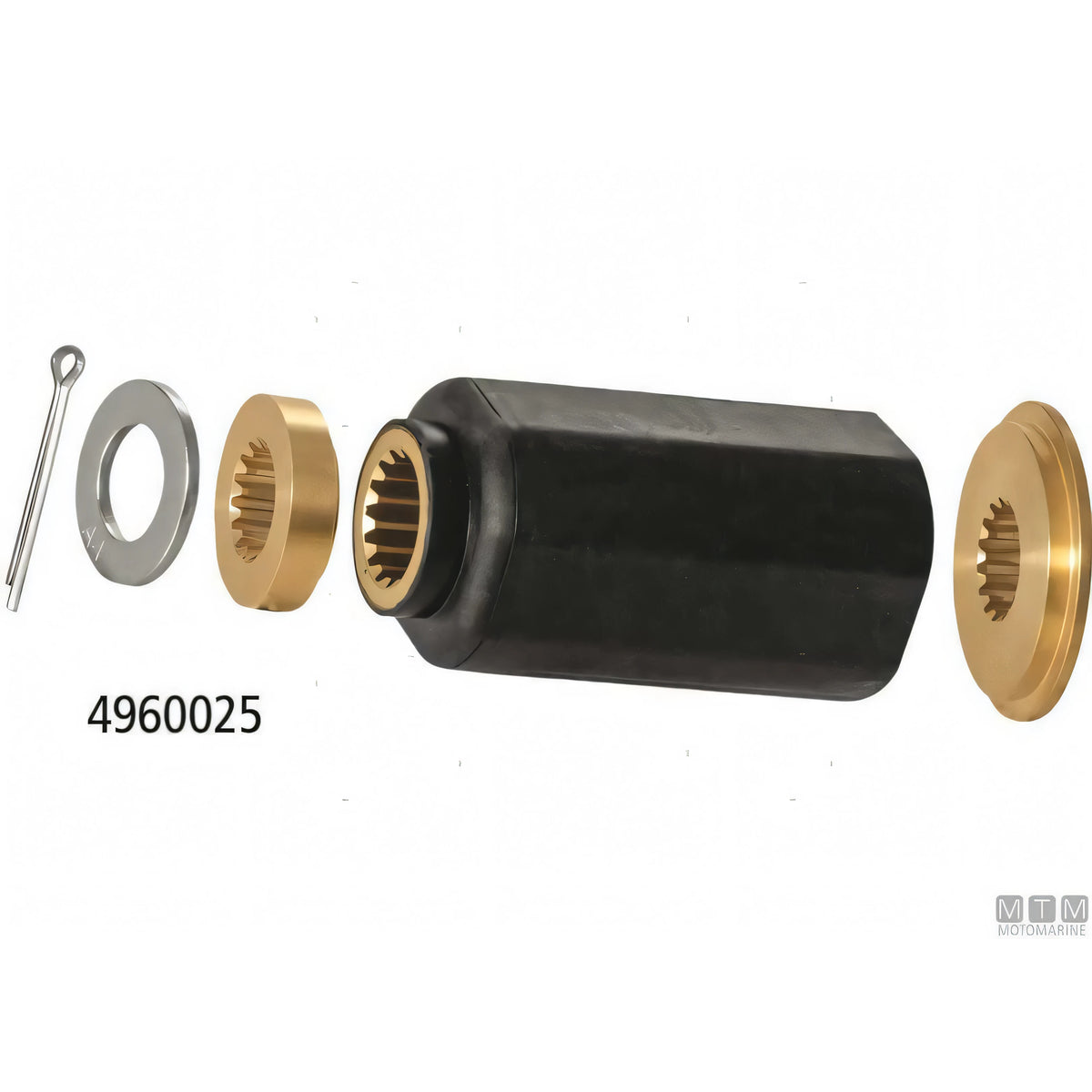 Elica Alice in acciaio inox per motore fuoribordo — Ø13 3/4 x 13 - 3 pale - RH