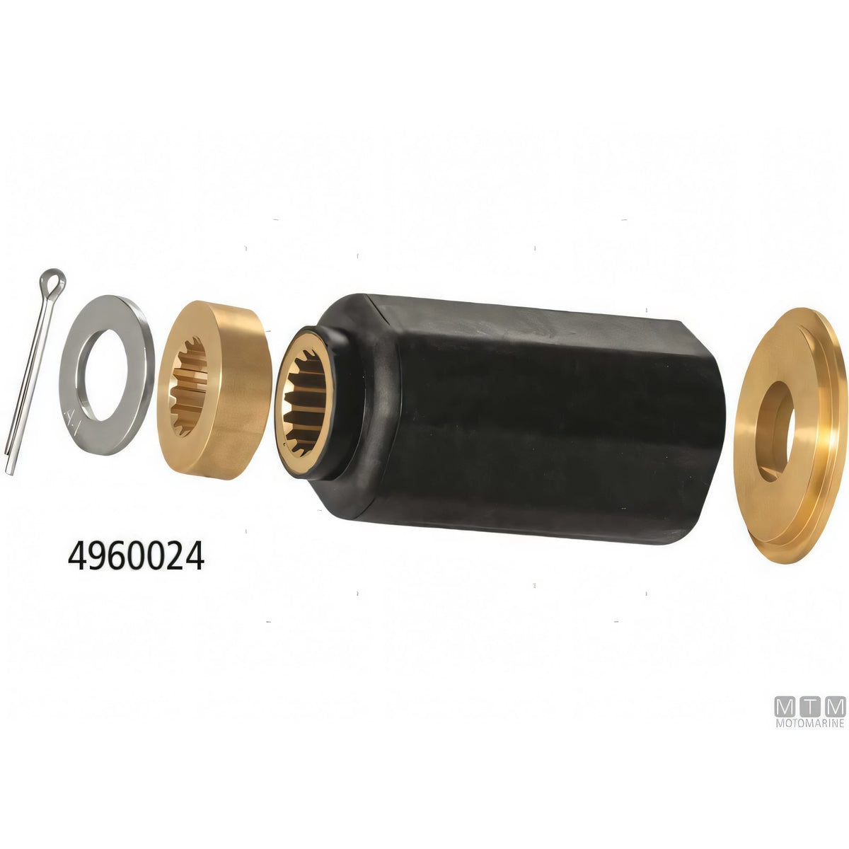 Elica Alice acciaio inox fuoribordo — 14 1/2 x 13 - RH - 3 pale