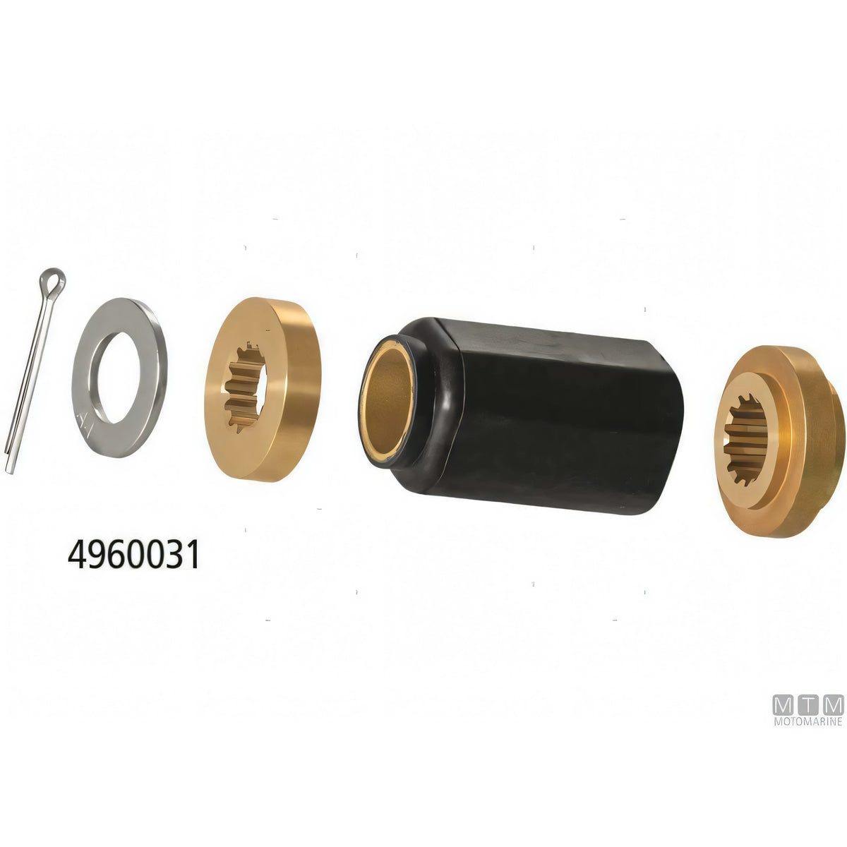 Elica Alice acciaio inox per motore fuoribordo — 11 1/2 x 11
