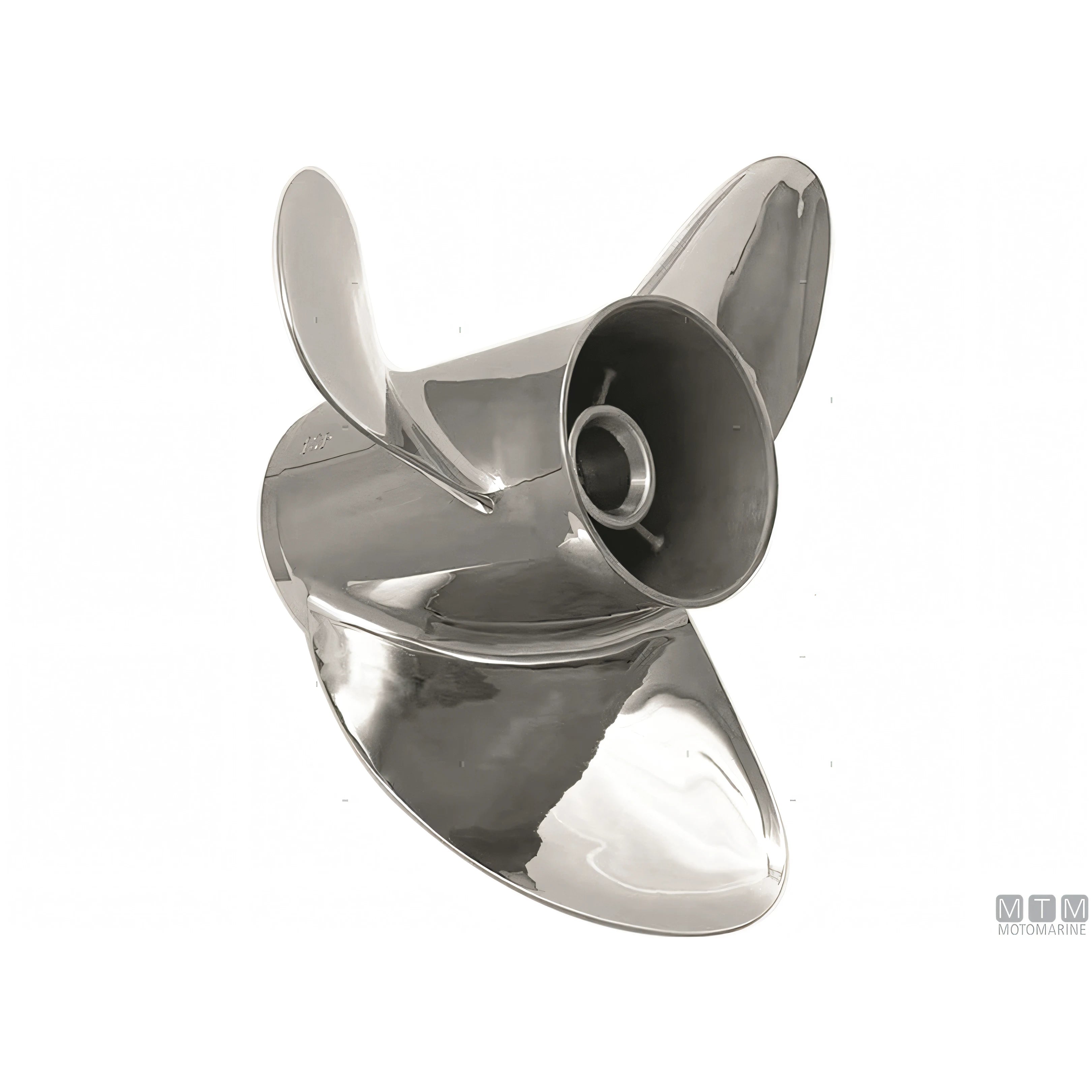 Elica Alice in acciaio inox per Mercruiser Bravo III e Yanmar — 3 pale 14 3/8 x 18