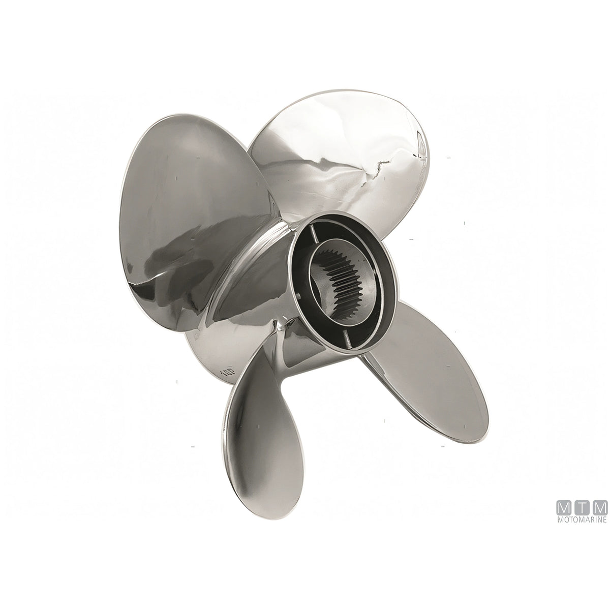 Elica Alice in acciaio inox per Mercruiser Bravo III e Yanmar — 3 pale 14 3/8 x 18