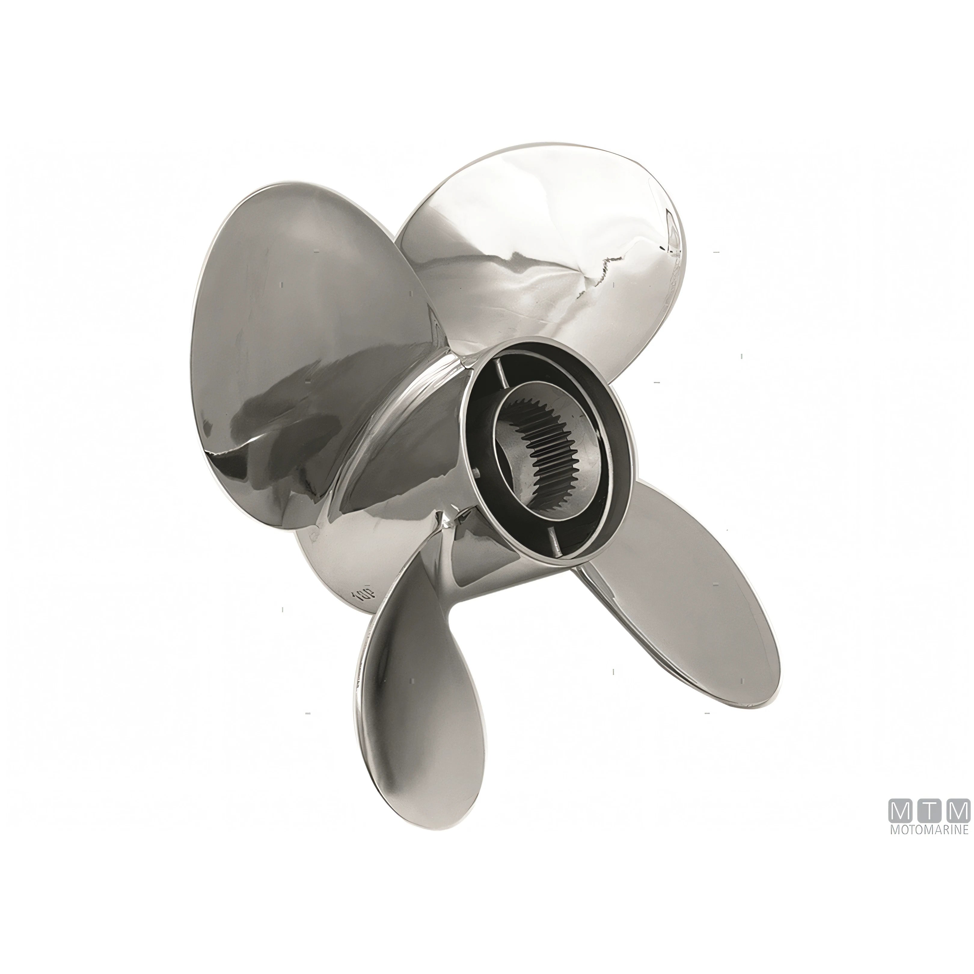 Elica Alice in acciaio inox per Mercruiser Bravo III e Yanmar — 3 pale 14 3/8 x 18