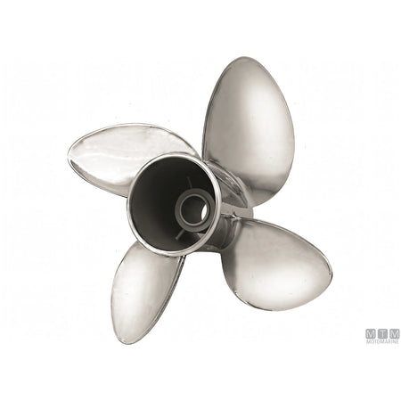 Elica Alice in acciaio inox per motore fuoribordo — Ø13 1/4 x 15 - 4 pale - RH