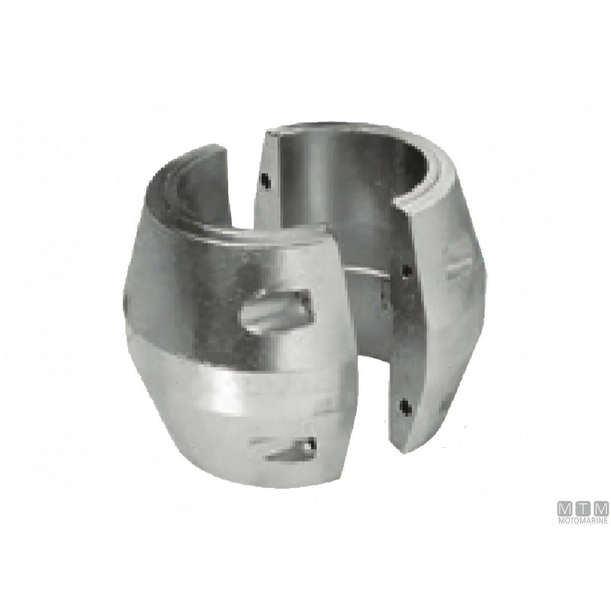 Enrico Polipodio anodo bracciale in zinco per asse portaelica — Ø 110 mm