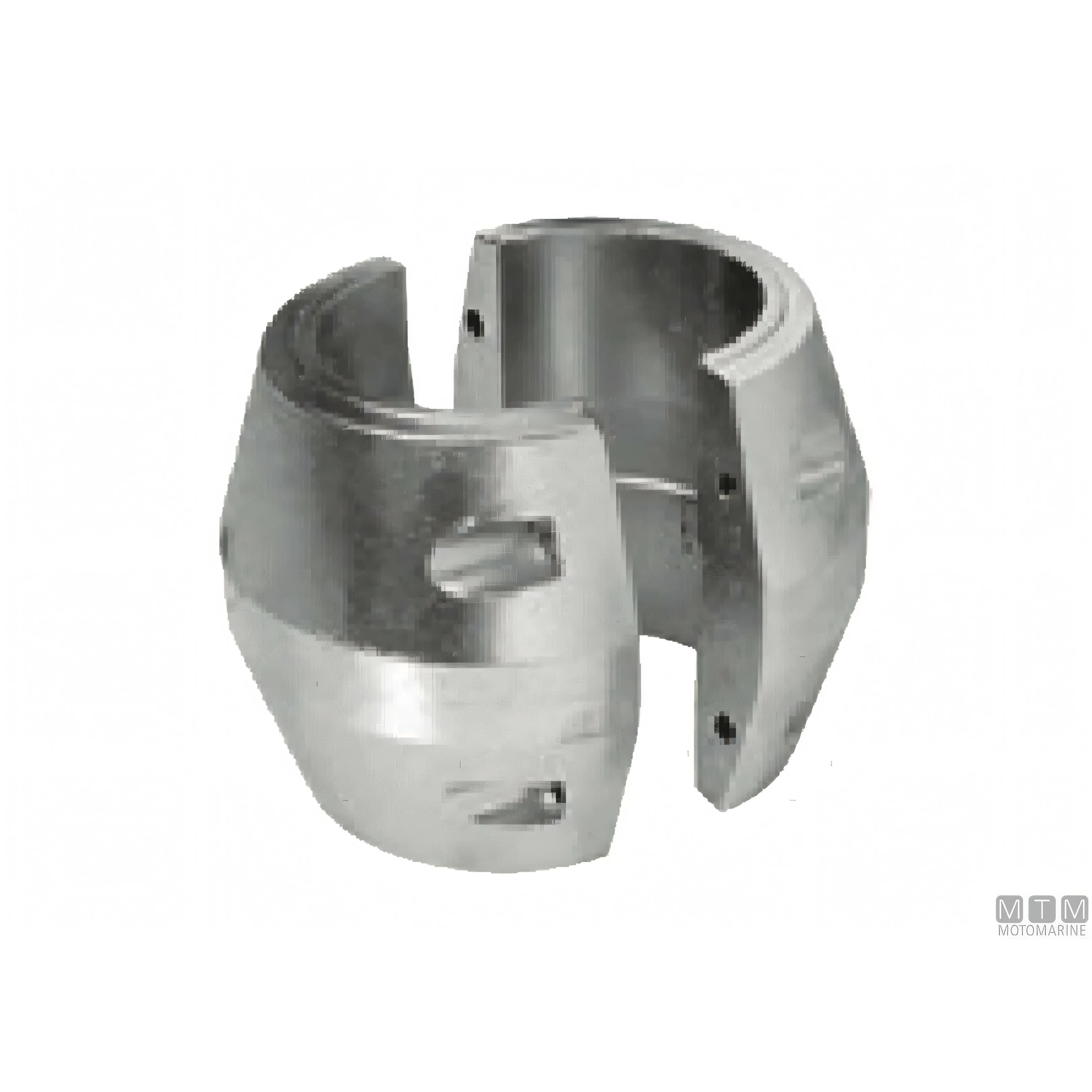 Enrico Polipodio anodo bracciale in zinco per asse portaelica — Ø 110 mm
