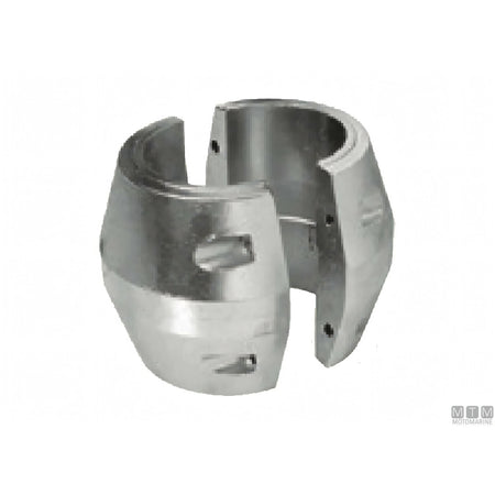 Enrico Polipodio anodo bracciale in zinco per asse portaelica — Ø 110 mm