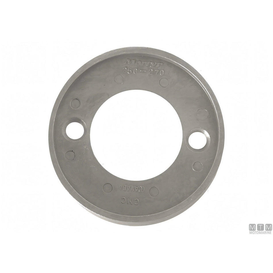 Anodo Martyr in alluminio per piede poppiero Volvo Penta — AQ 250-270