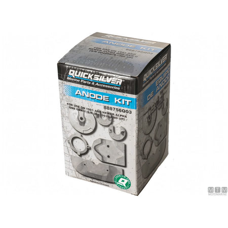 Quicksilver Kit Anodi Alpha One Gen II Alluminio — Alluminio