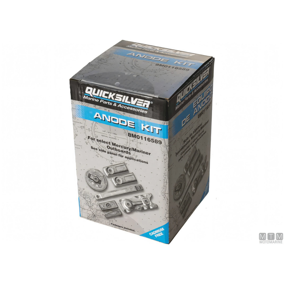 Quicksilver kit anodi Verado 6 cilindri in alluminio — Verado 6 cyl.