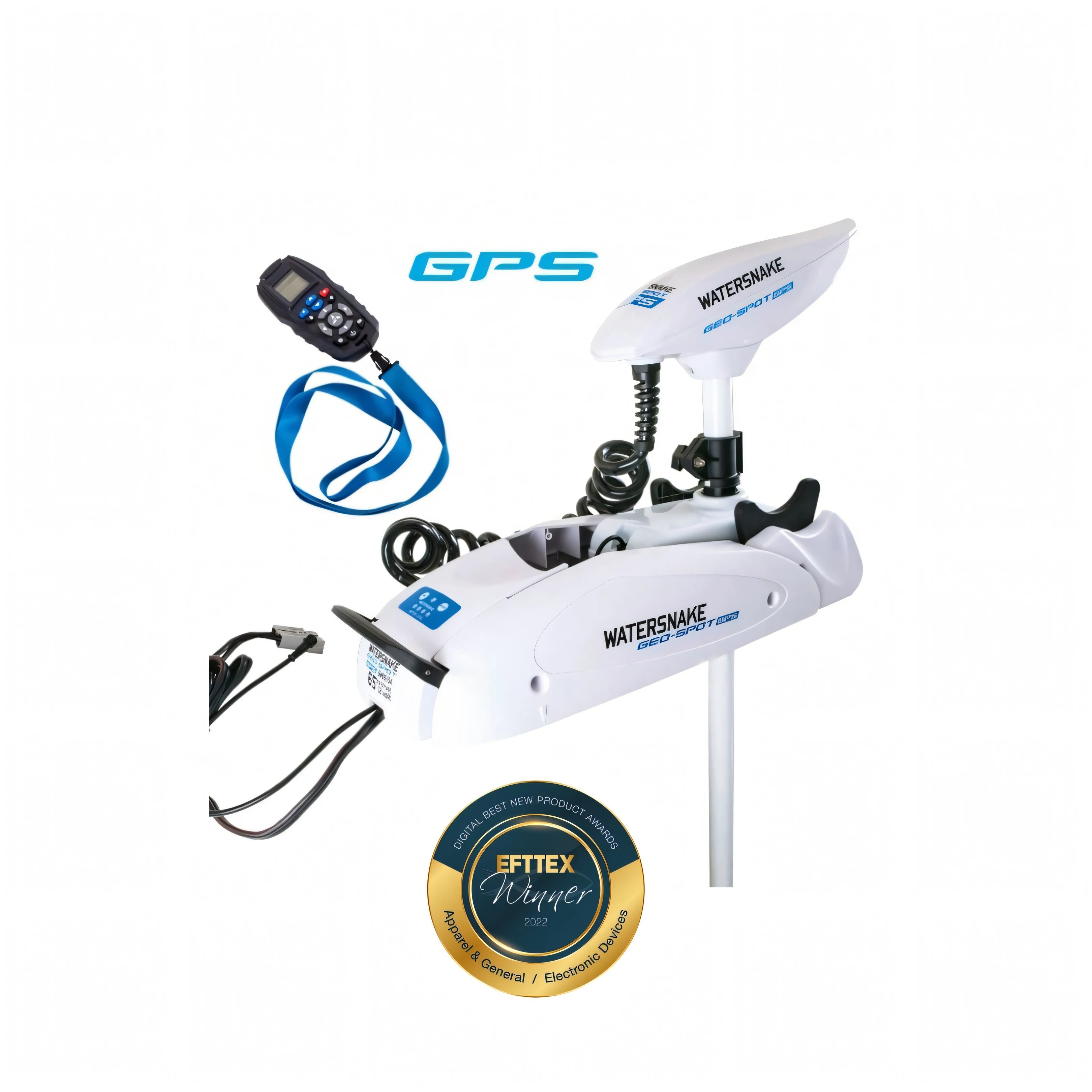 Motore Elettrico Watersnake GEO-SPOT GPS 65 lb 12V con Ancora Elettronica - Watersnake