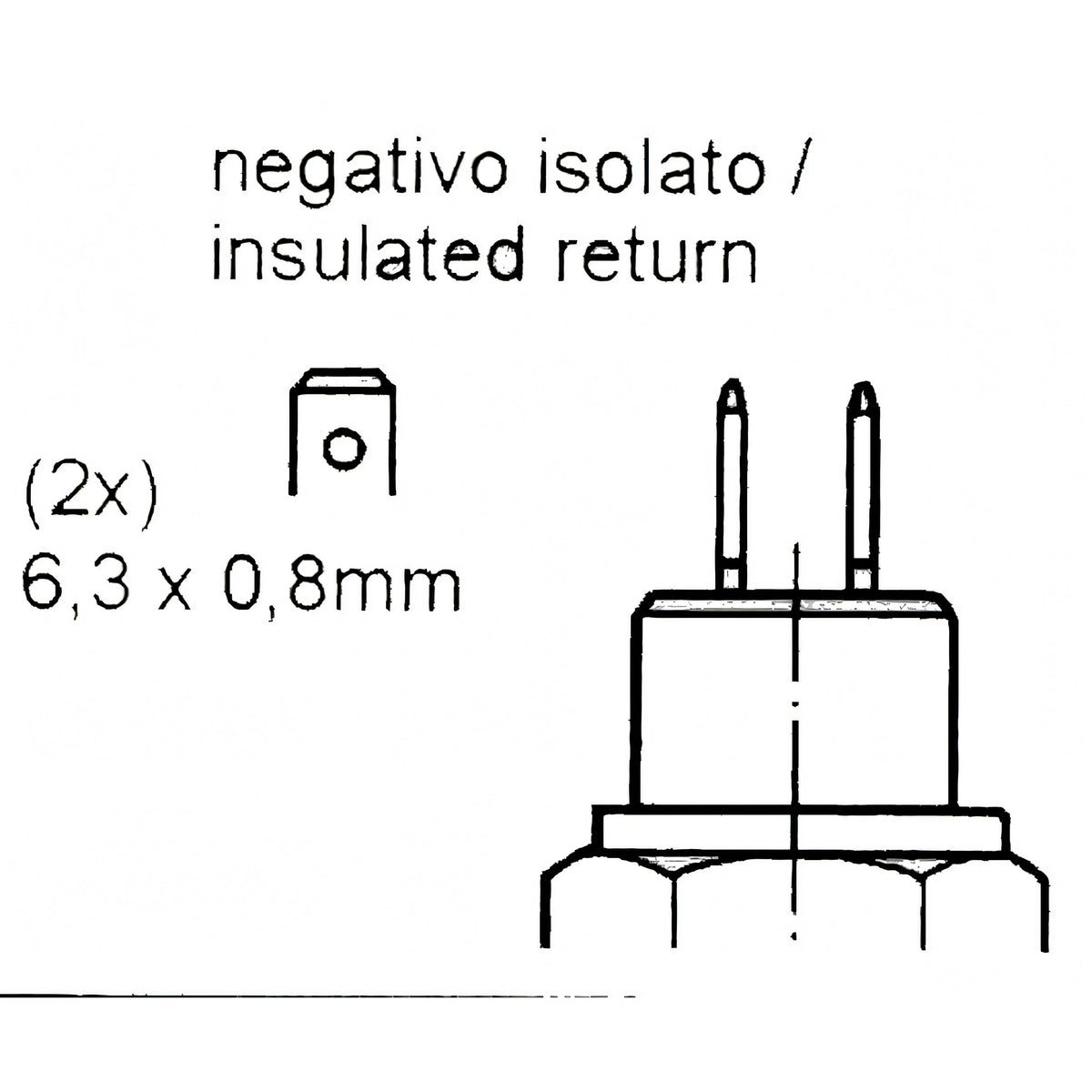 Sensore VDO temperatura acqua tipo G6