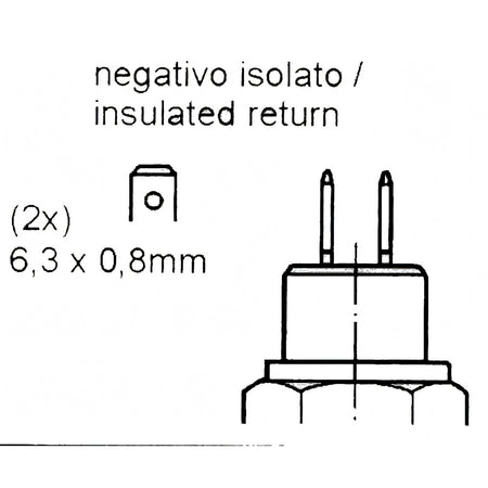 Sensore VDO temperatura acqua tipo G6