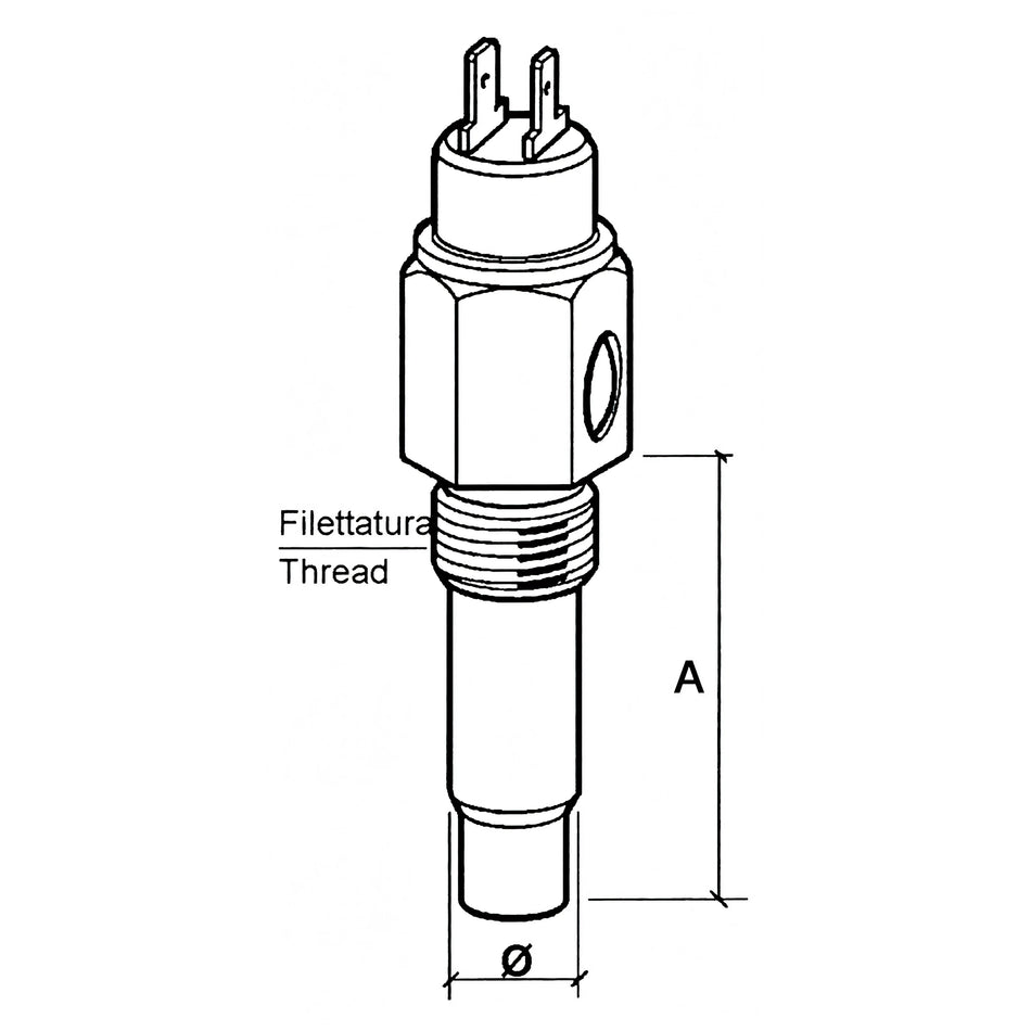 Sensore VDO temperatura acqua tipo G6