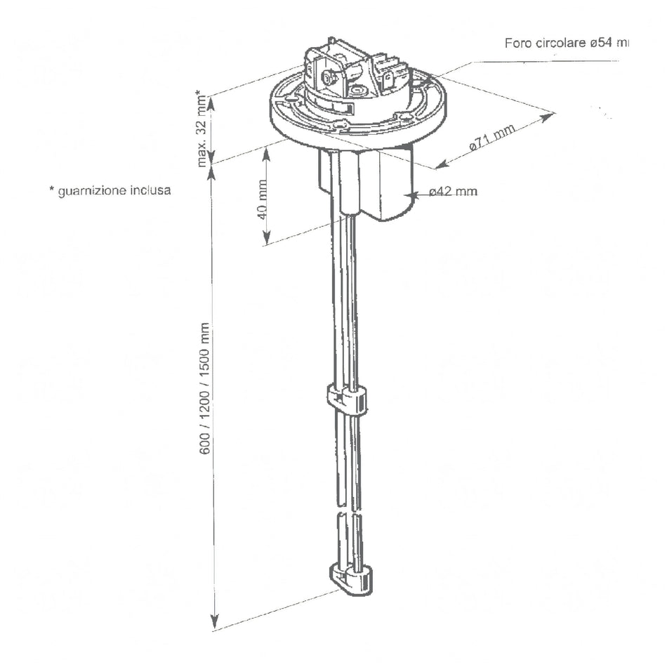 Sensore capacitivo VDO acqua chiara