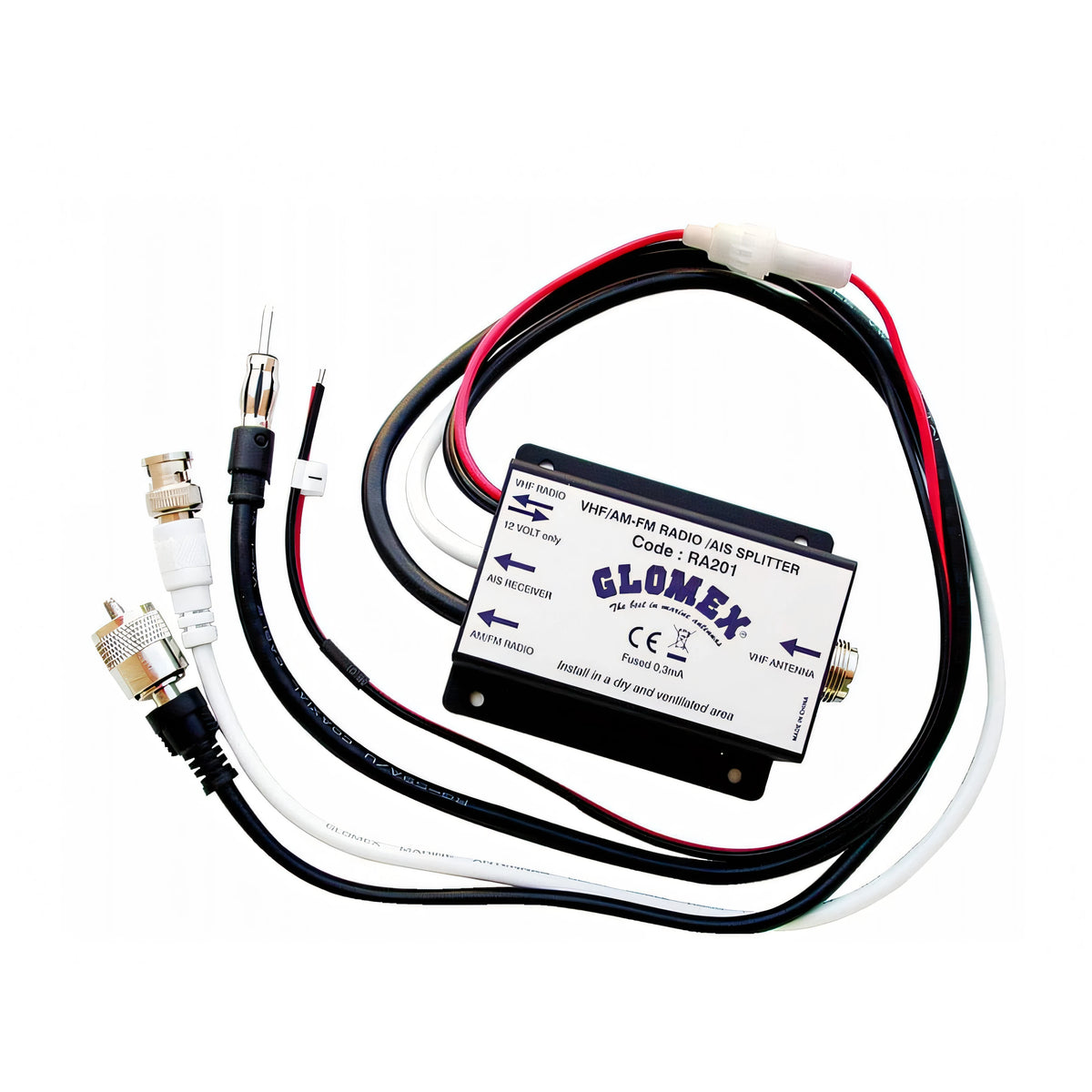 Splitter Glomex RA201 per antenna VHF