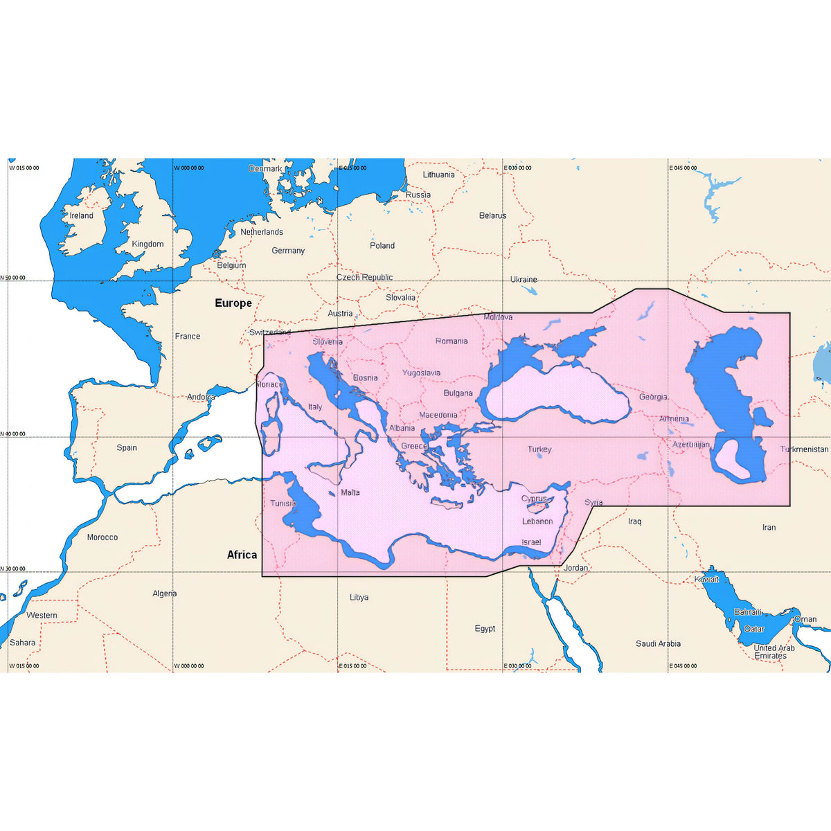 Cartografia C-Map 4D su SD per chartplotter